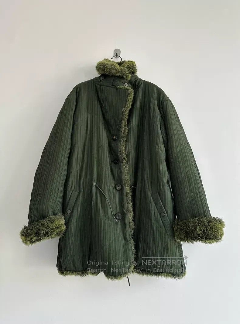 Issey Miyake Issey Miyake Green Thick Jacket Size M / US 6-8 / IT 42-44 - 2 Thumbnail