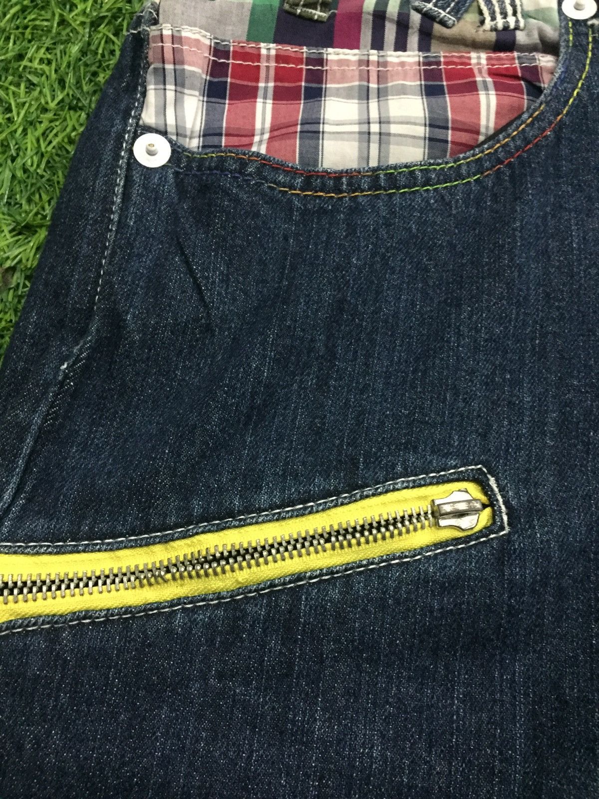 PPFM double waist dominate handcrafted punk style jeans Size US 32 / EU 48 - 5 Thumbnail