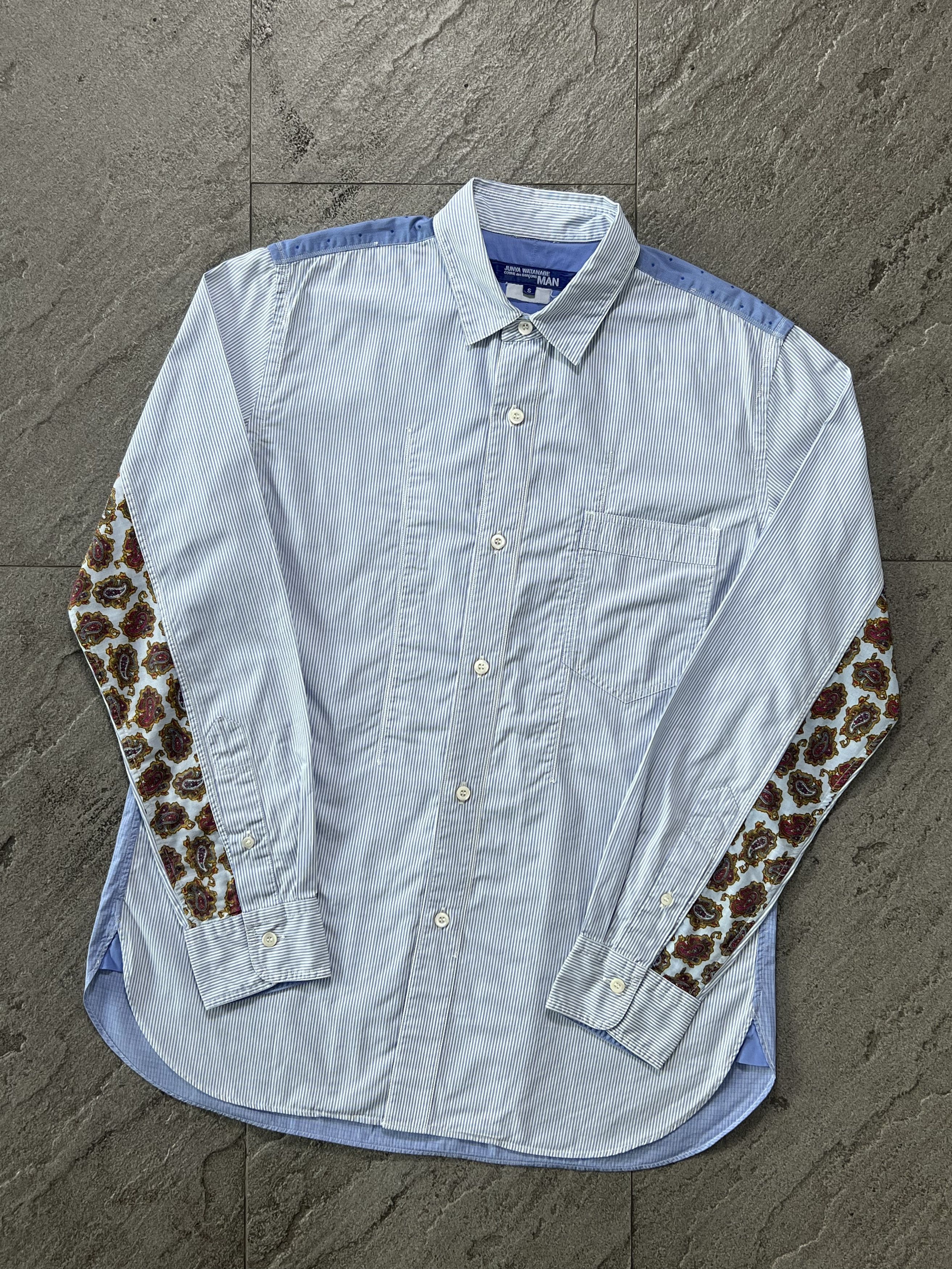 Junya Watanabe Junya Watanabe Comme des Garçons MAN patchwork shirt Size US S / EU 44-46 / 1 - 1 Thumbnail