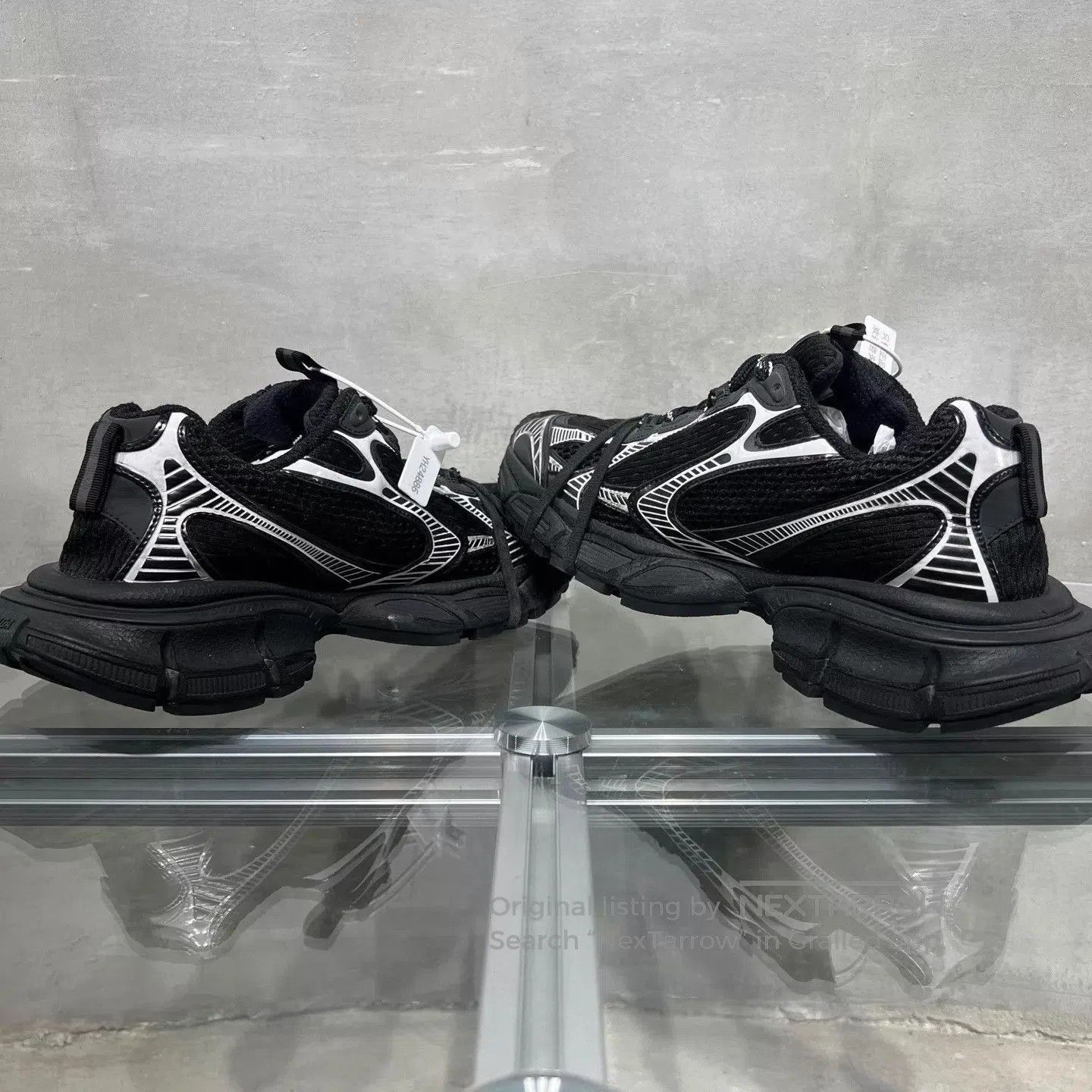 Balenciaga Black Hitop Sneakers Size 8. Size US 8 / EU 41 - 5 Thumbnail