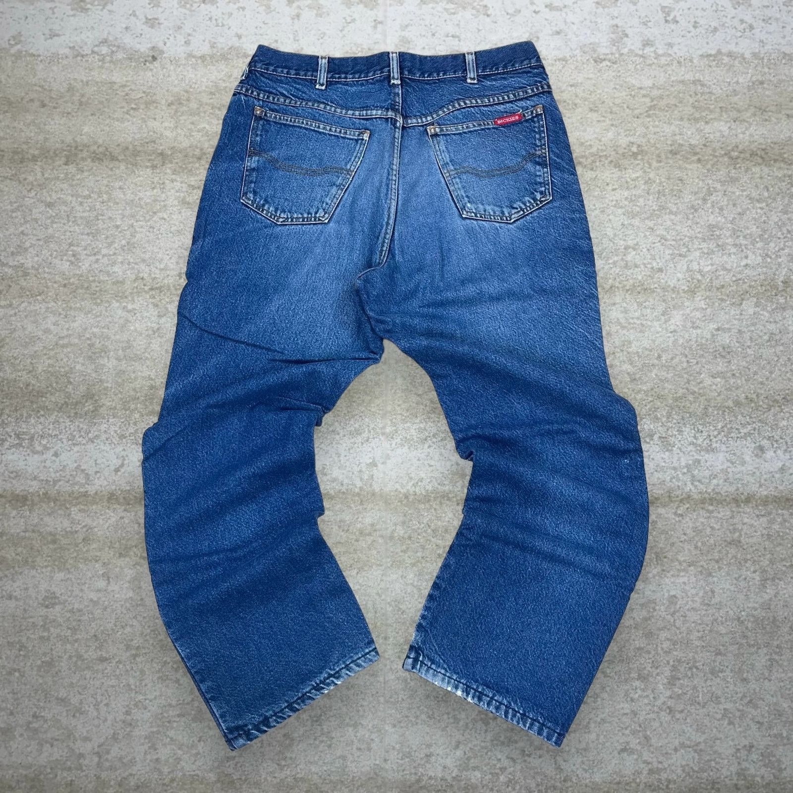 Dickies Vintage 90s Dickies Jeans 34x30 Relaxed Medium Wash Denim Size US 34 / EU 50 - 1 Thumbnail