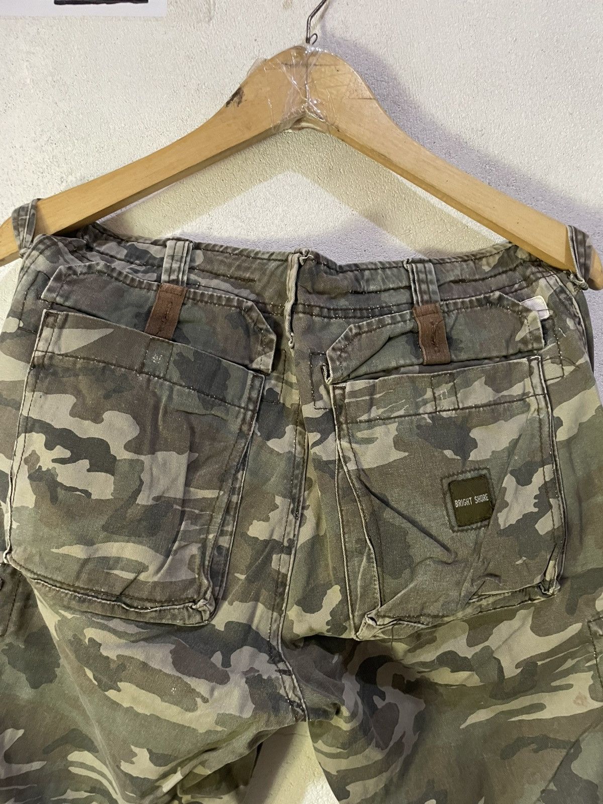 If Six Was Nine Kapital Bs739 Y2K Camo Faded Distressed Gothic Lgb Style Size US 30 / EU 46 - 7 Thumbnail
