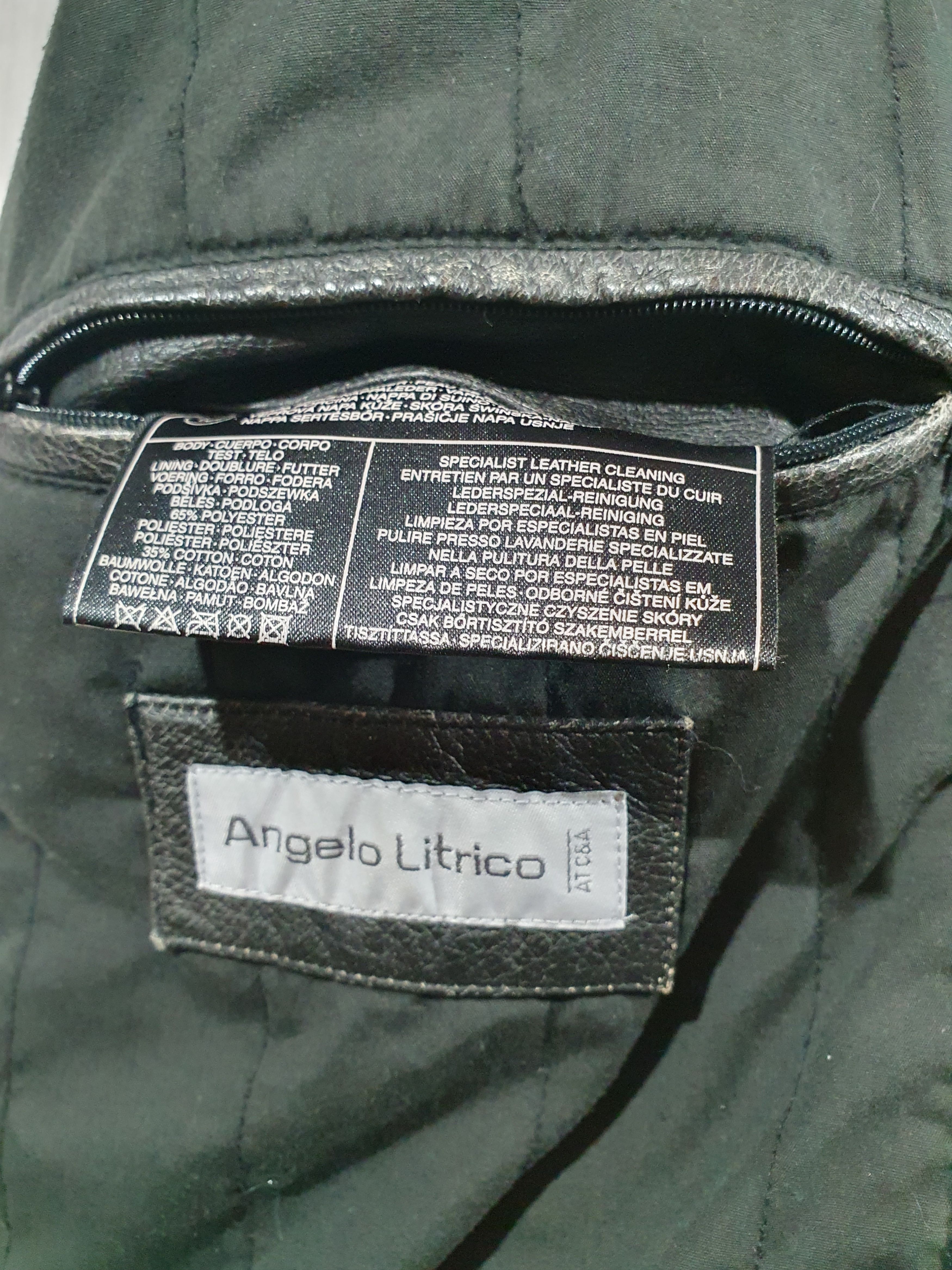 Angelo Litrico leather jacket Size US L / EU 52-54 / 3 - 9 Thumbnail