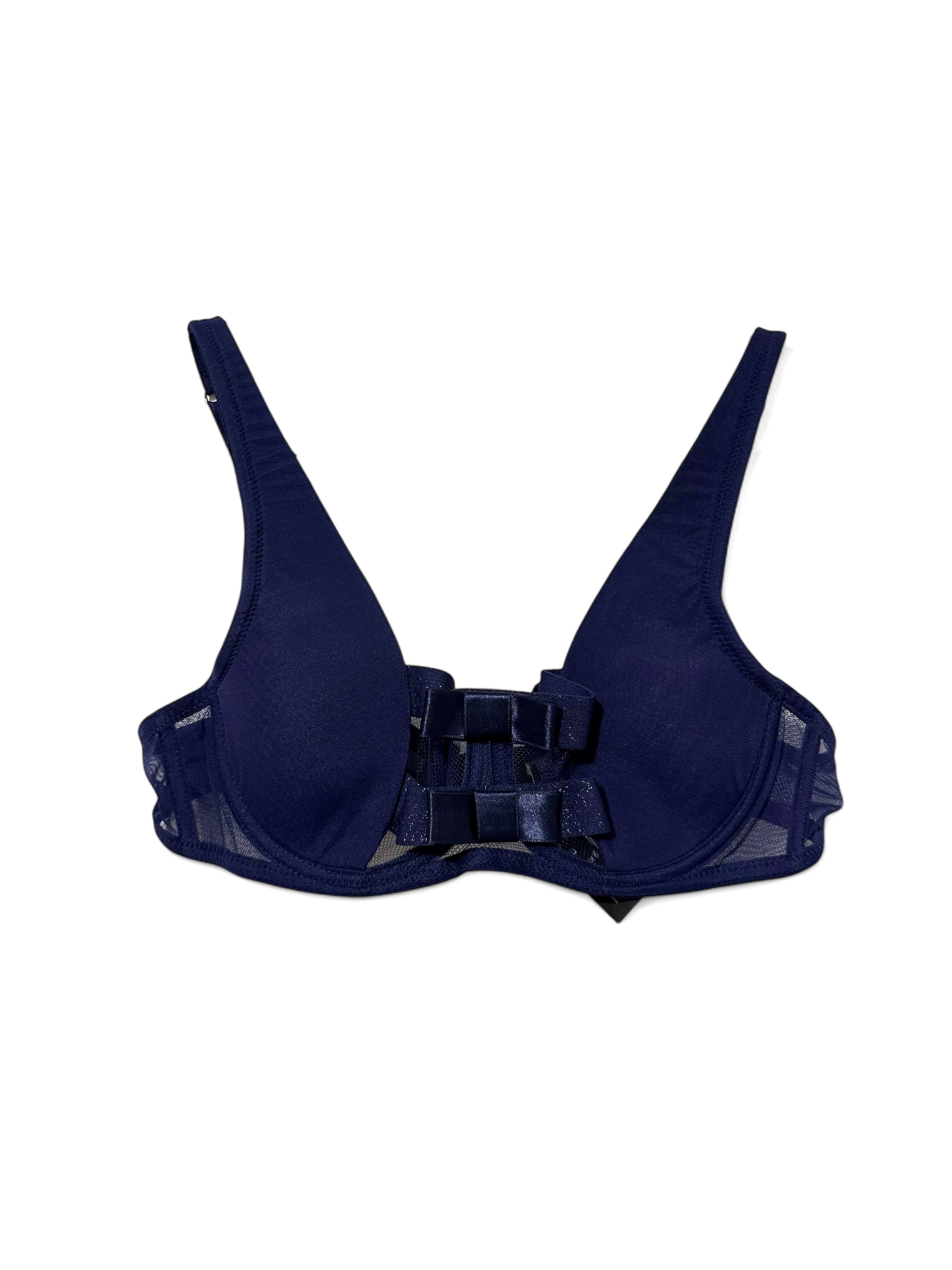 Chantal Thomass Chantal Thomass Blue Bra USA 36B Size ONE SIZE - 1 Thumbnail