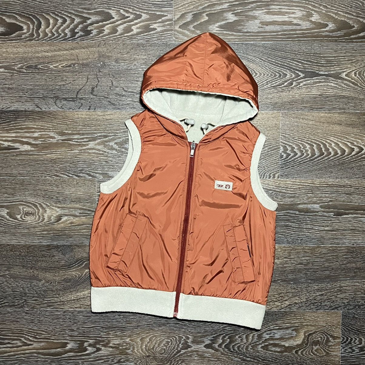 Diesel Vintage Y2K DIESEL Reversible Nylon/Fleece Womens Vest Size S / US 4 / IT 40 - 1 Thumbnail