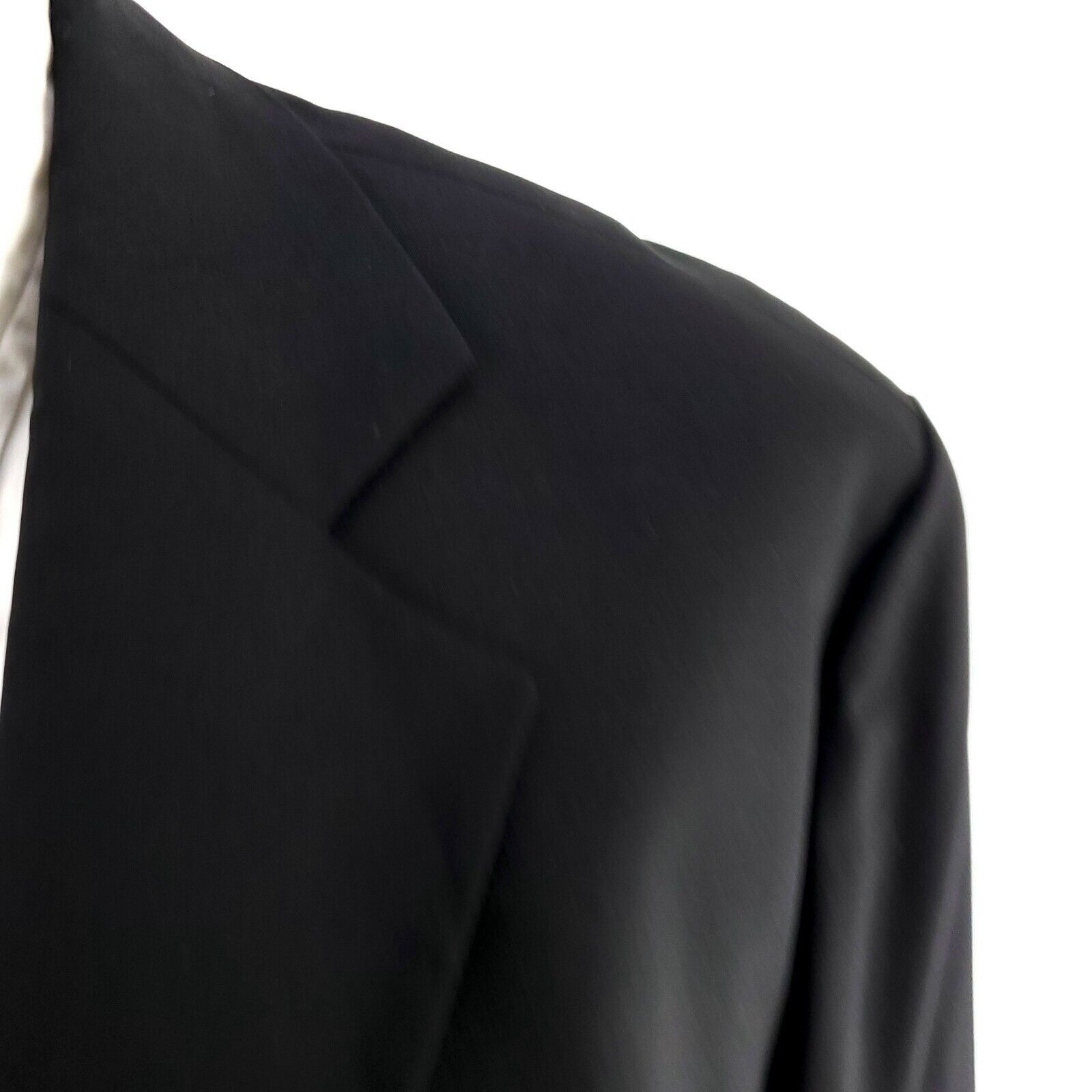 Brooks Brothers Brooks Brothers 346 Wool 3 Button Blazer 42R Black Suit Jack Size 42R - 2 Thumbnail