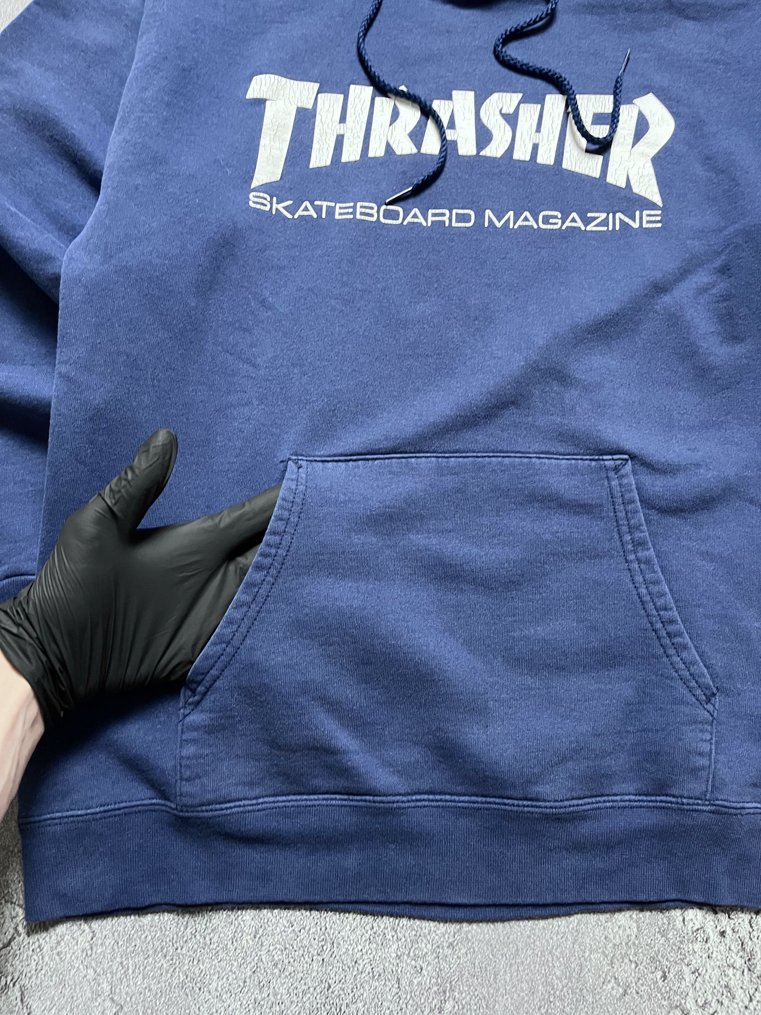 Thrasher Men’s Thrasher Skateboard Magazine Pullover Hoodie Blue S Size US S / EU 44-46 / 1 - 4 Thumbnail