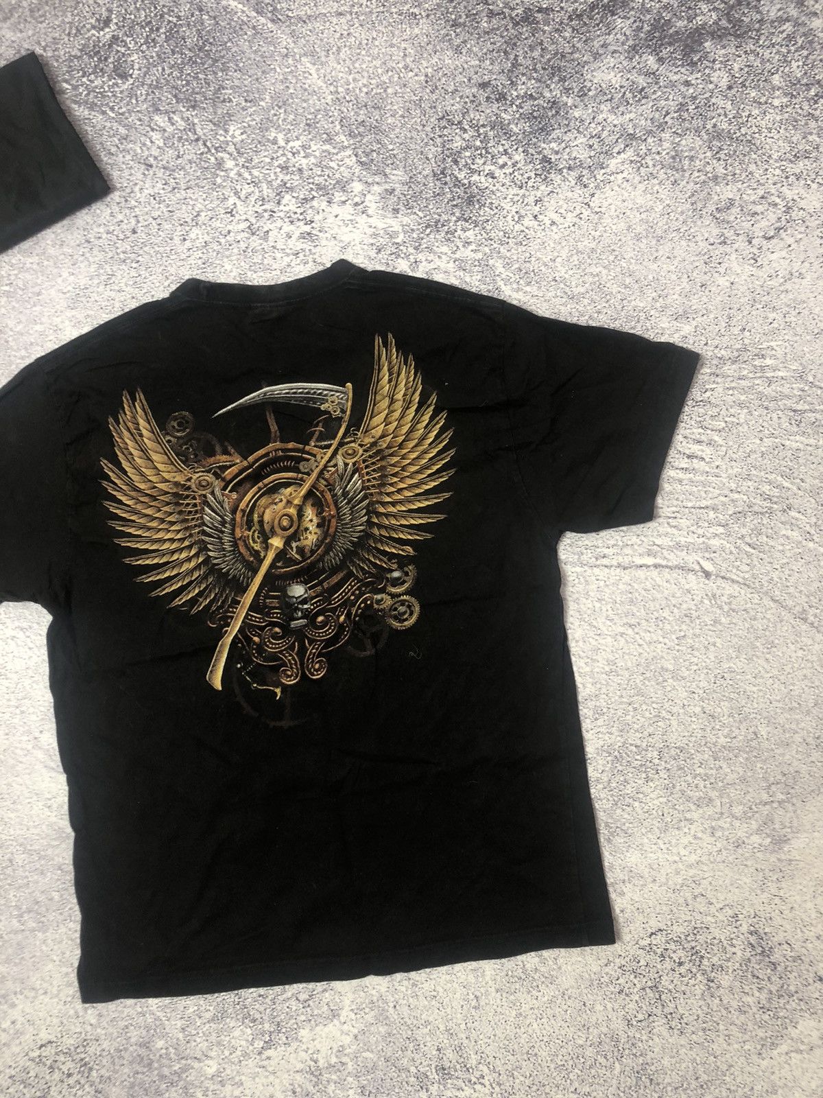 Vintage Merch t-shirt vintage spiral y2k size L casual usa ykk Size US L / EU 52-54 / 3 - 7 Thumbnail