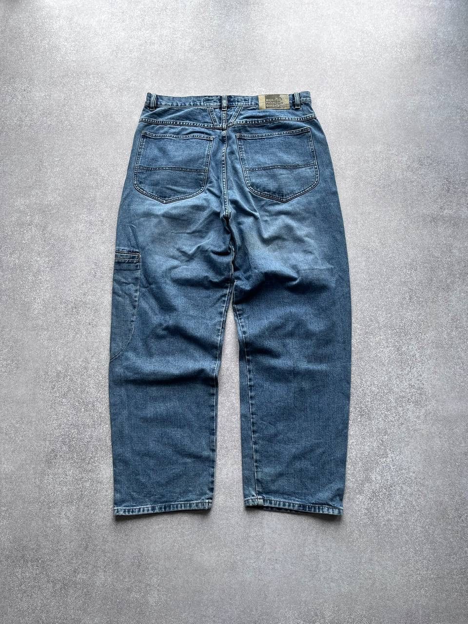 Marithe + Francois Girbaud × Vintage VINTAGE MFG MARITHE FRANCOIS GIRBRAUD BAGGY DENIM JEANS 36 Size US 36 / EU 52 - 1 Thumbnail