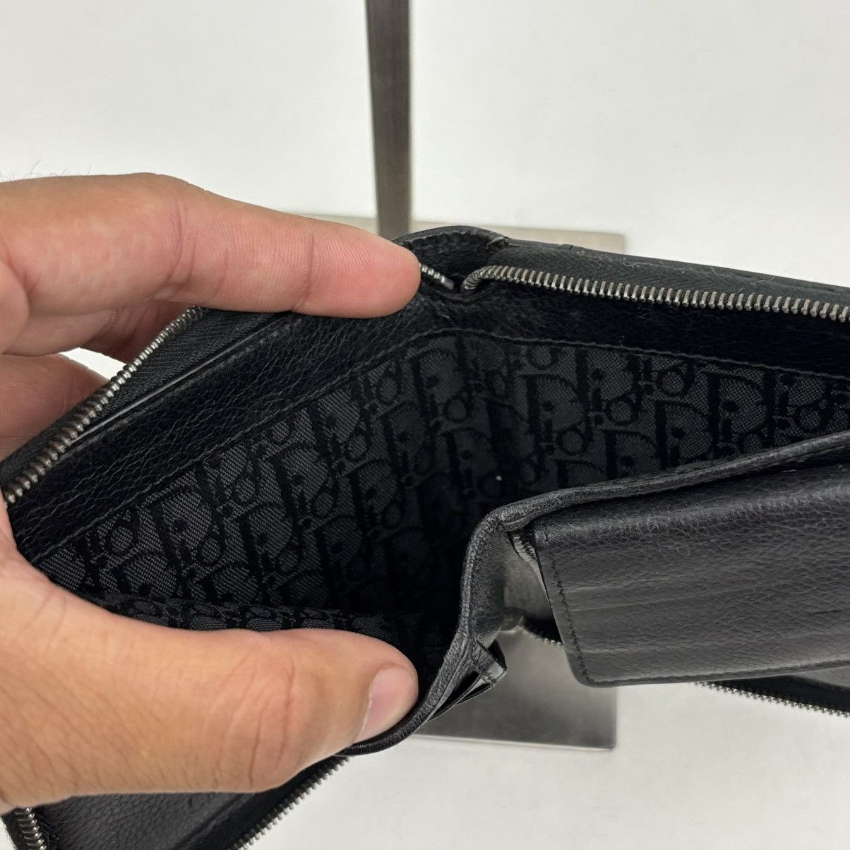 Dior Christian Dior Gambler Zip Wallet Size ONE SIZE - 4 Thumbnail