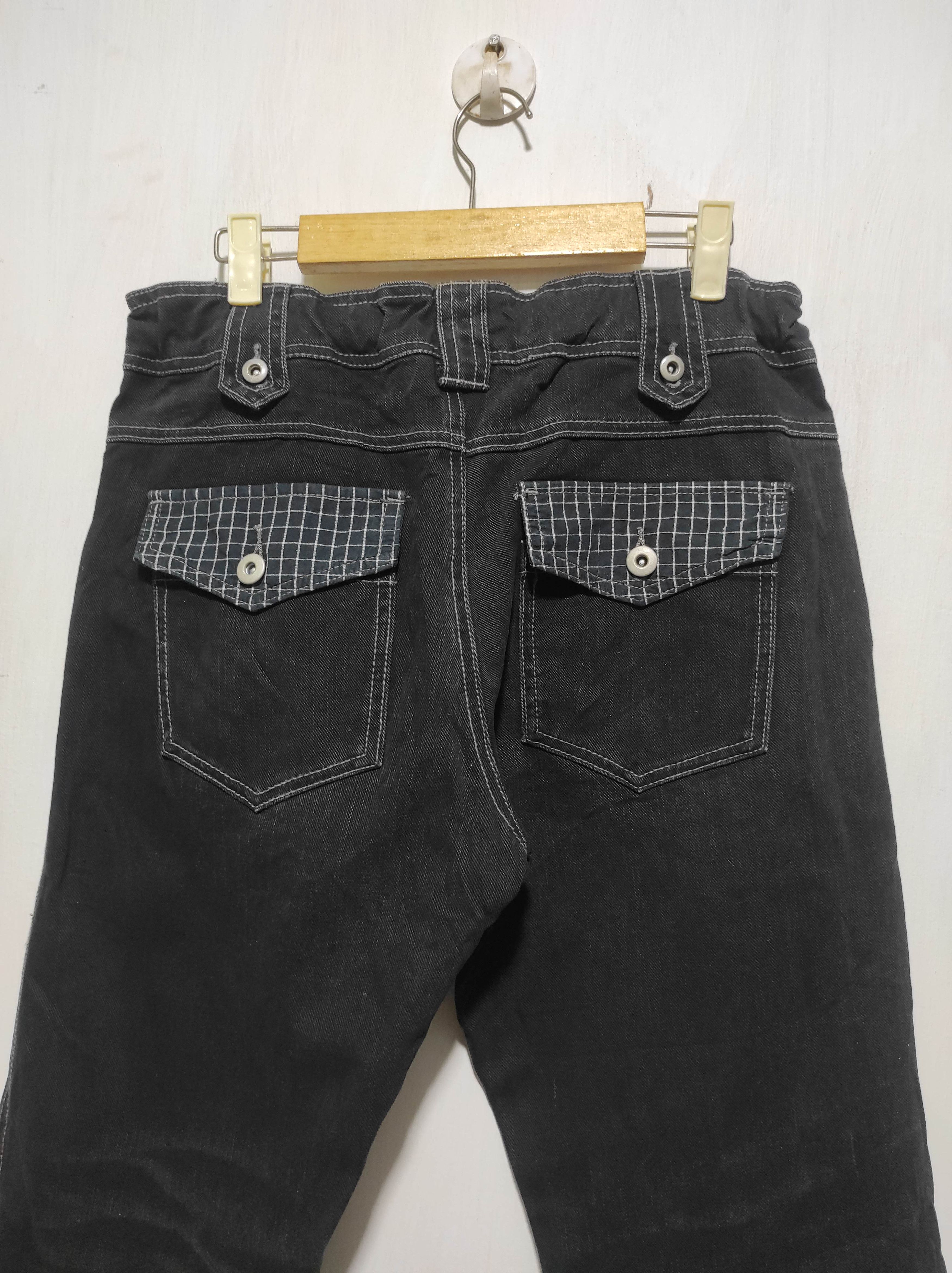 If Six Was Nine Algonquins Punk Multizipper Distressed Jeans Pants Size US 29 - 12 Thumbnail