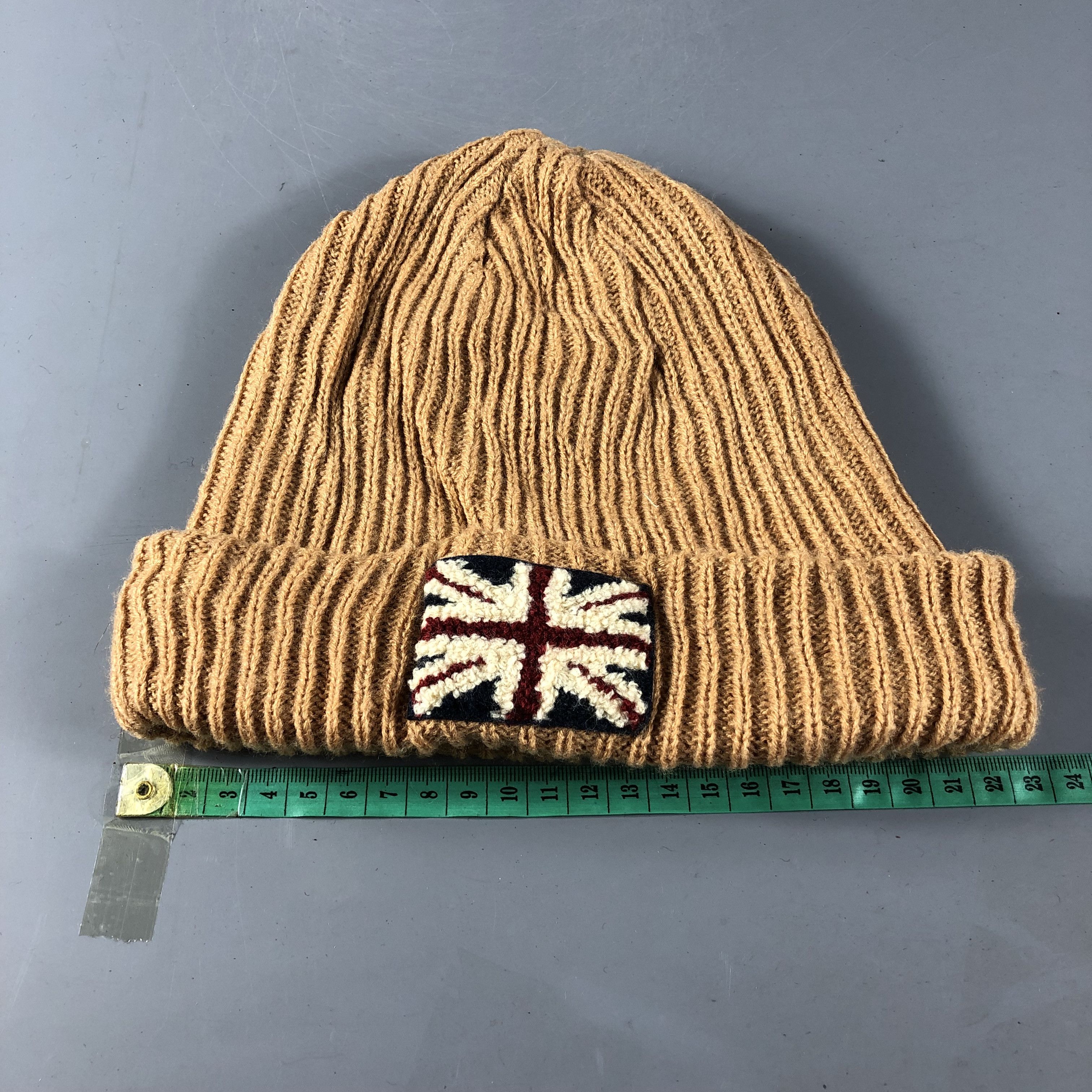 Vintage Union Jack Fisherman Beanie Snowcap Snow Hat B580 Size ONE SIZE - 3 Thumbnail