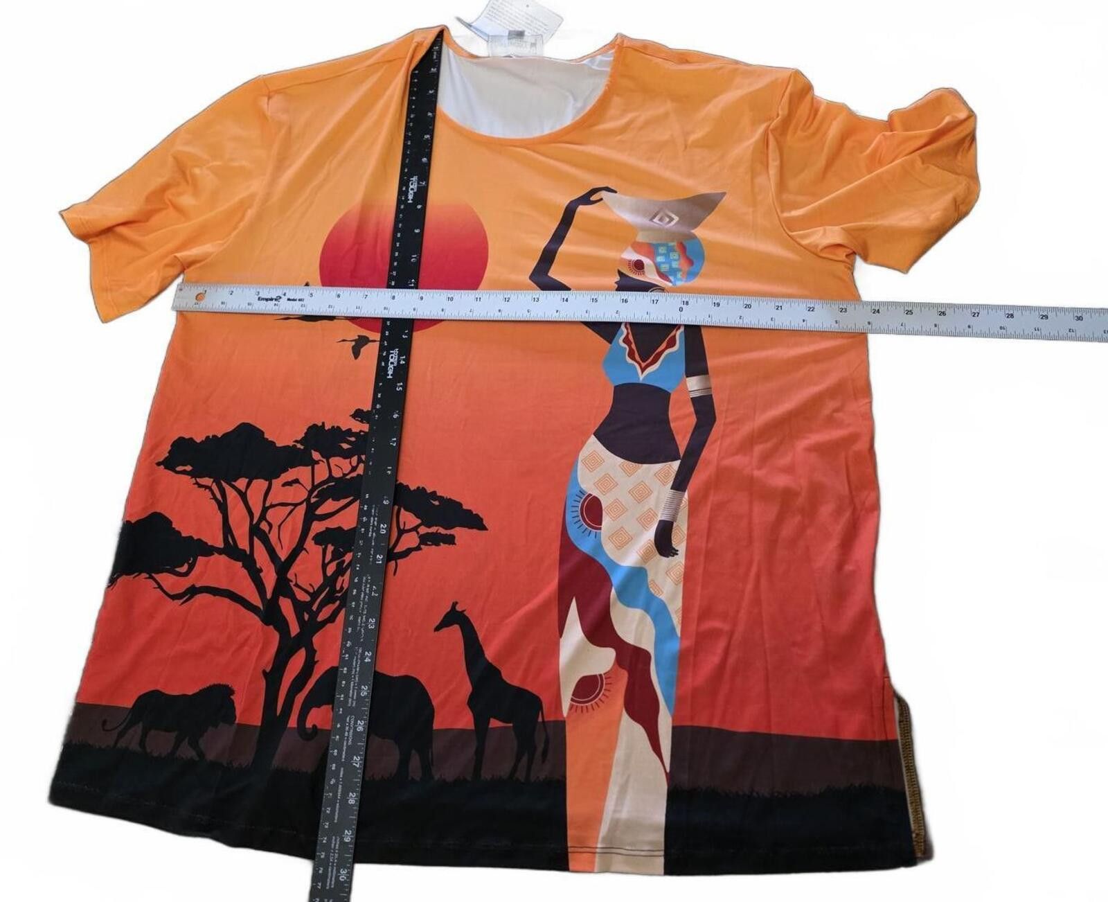 Anthony Vaccarello ANTTHONY Original African Sunset Tunic & Tote Bag Set Large Size L / US 10 / IT 46 - 5 Thumbnail