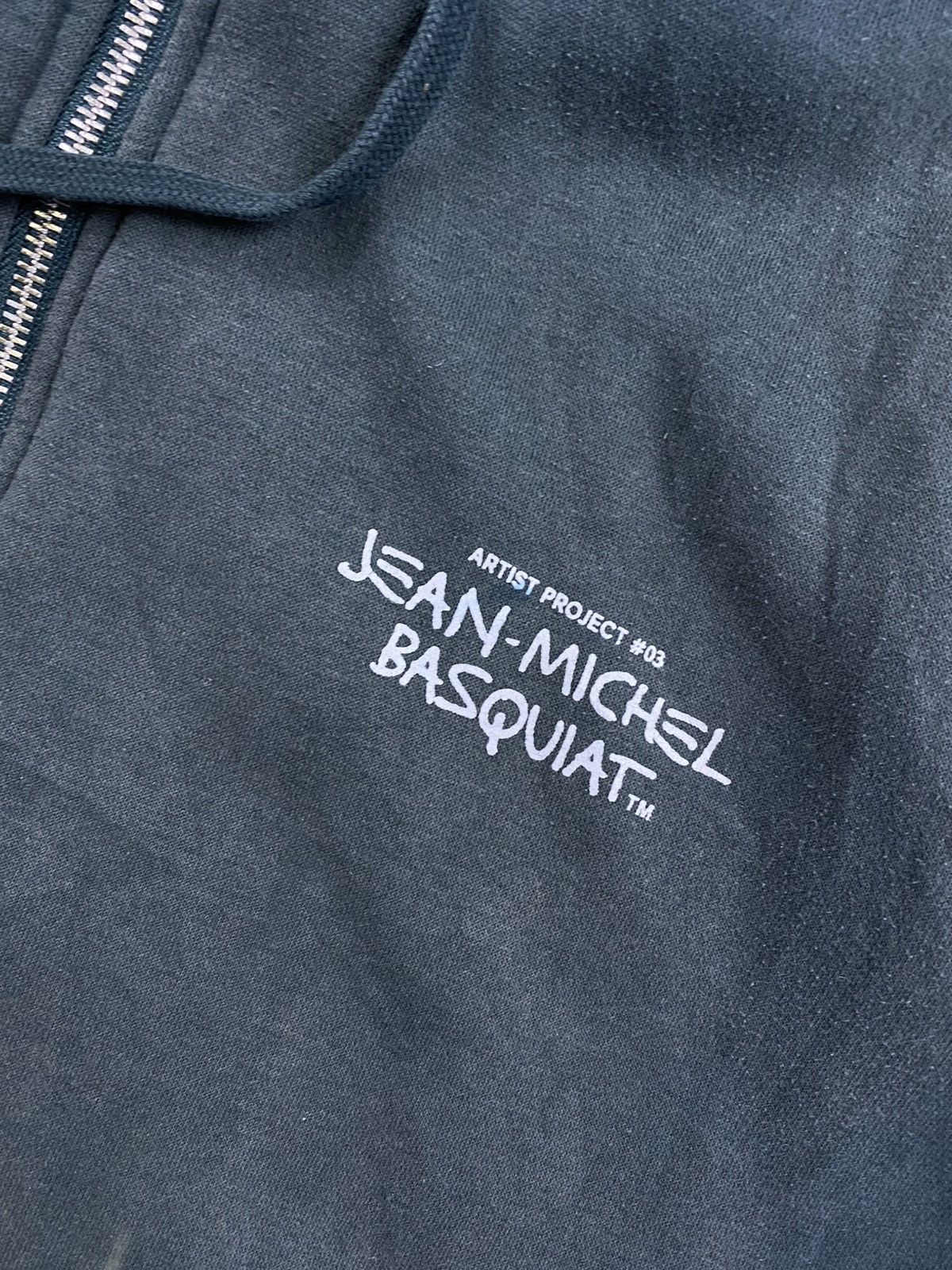 Jean-Michel Basquiat Vintage Jean Michel Basquiat Hooded Zipper Size US M / EU 48-50 / 2 - 8 Thumbnail