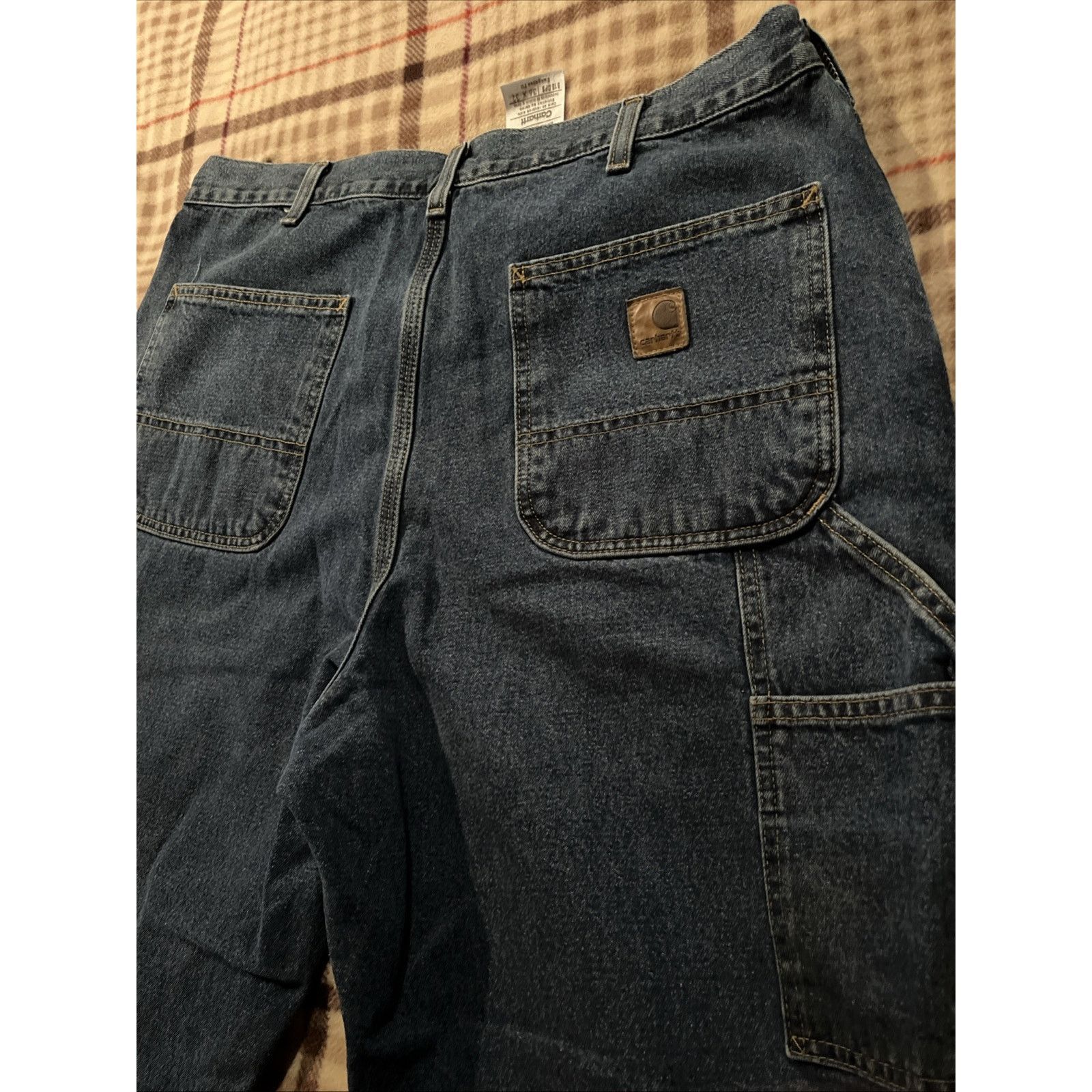 Carhartt Carhartt Jeans Men’s 34x32 Denim Medium Wash Workwear Cotton Size US 36 / EU 52 - 12 Thumbnail