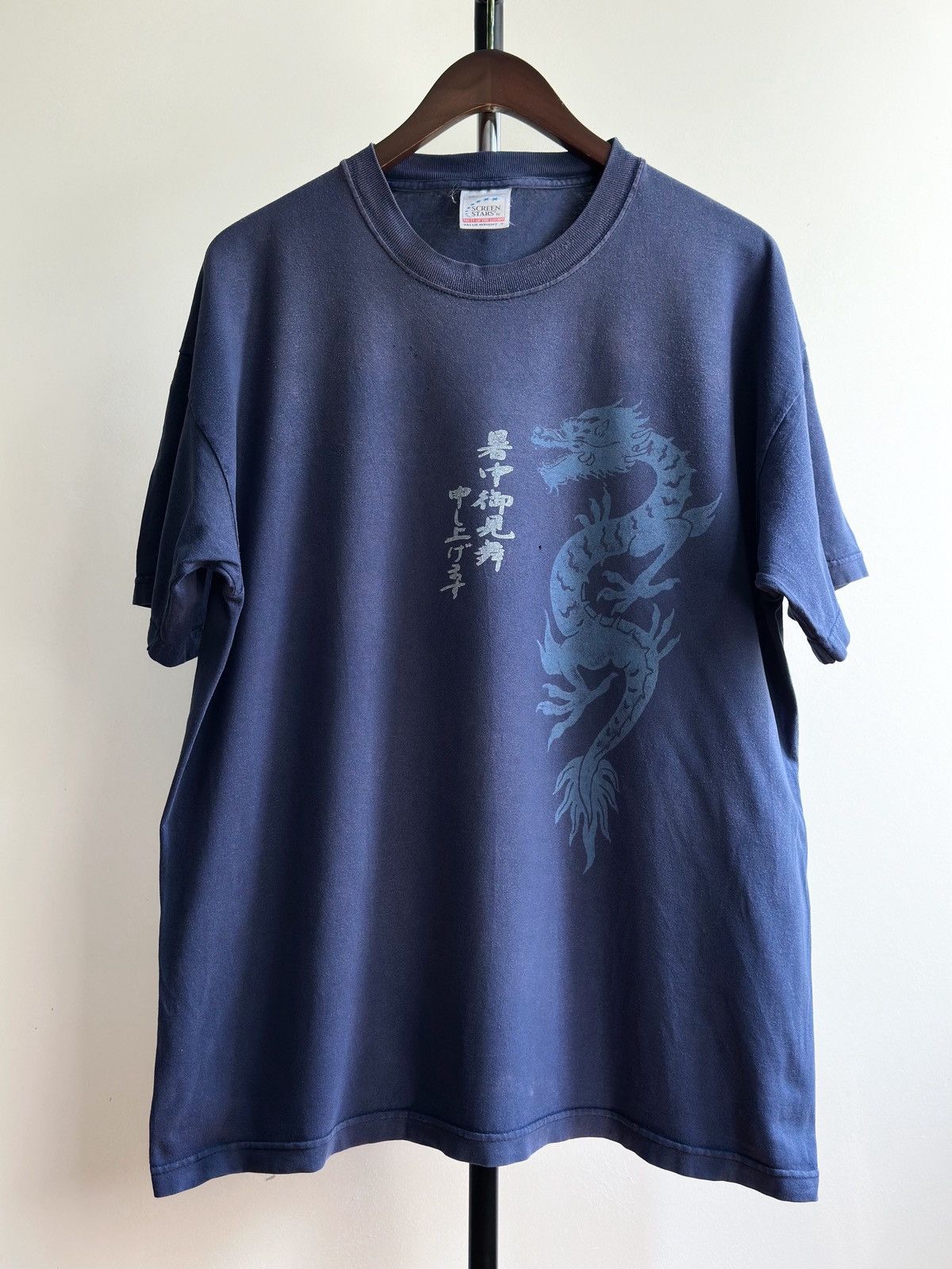 Band Tees × Vintage VINTAGE 2001 ROBBIE WILLIAMS DRAGON JAPANESE TOUR TEE Size US XL / EU 56 / 4 - 1 Thumbnail