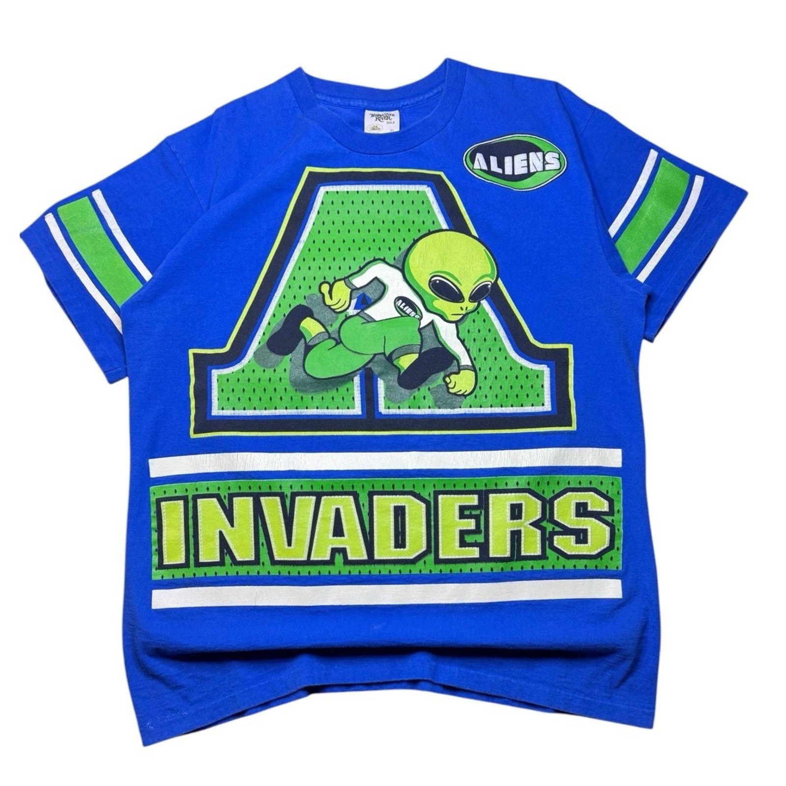 Other Alien Invaders Shirt Men XL Extra Terrestrial Tee AOP Size US XL / EU 56 / 4 - 1 Thumbnail