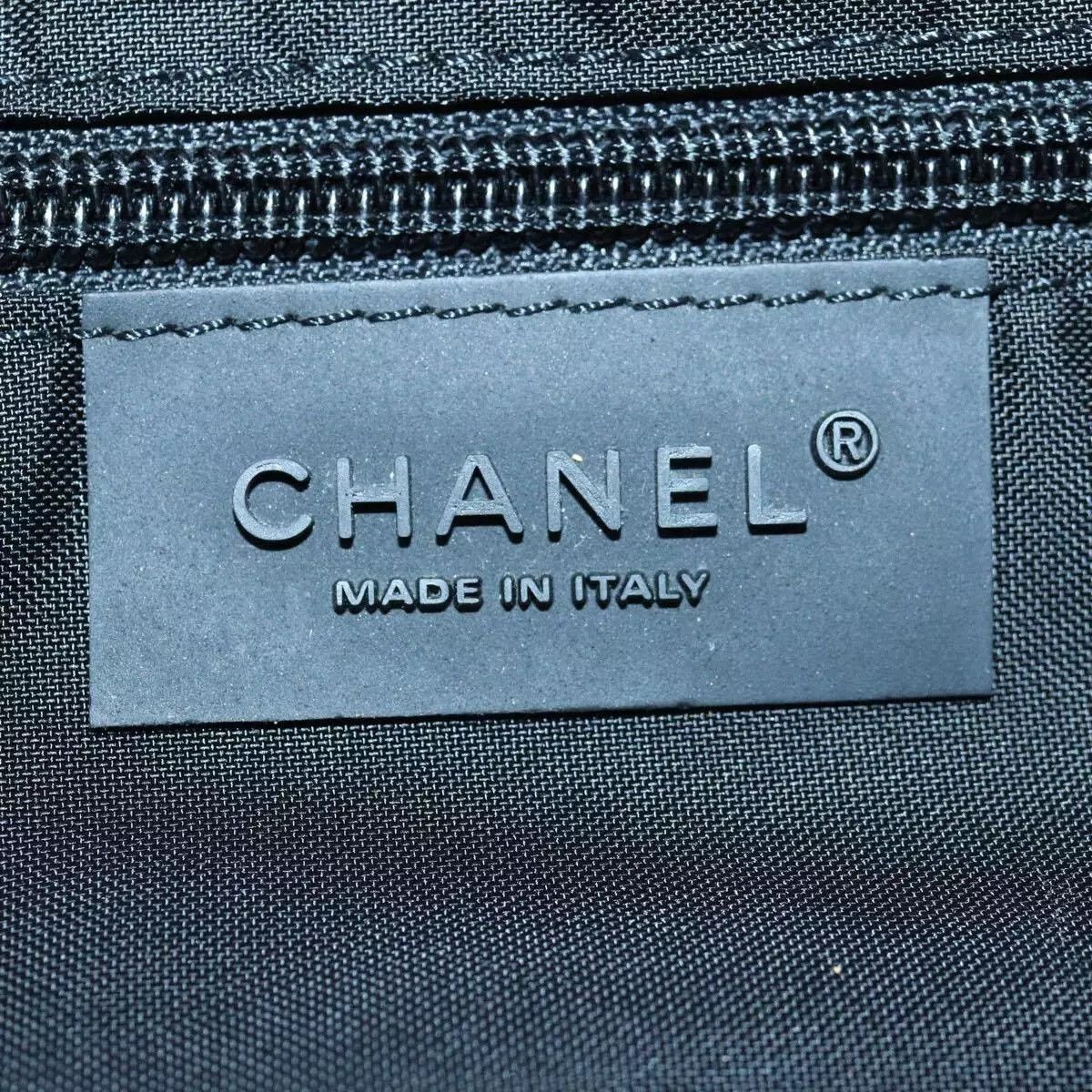 Chanel CHANEL Sports Line Boston Bag Nylon Black Gray Size ONE SIZE - 5 Thumbnail