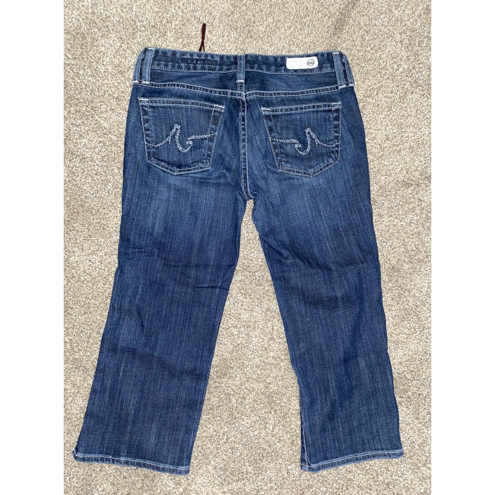 Vintage Adriano Goldschmied Womens Sz 27R Capri Jeans Size 27" / US 4 / IT 40 - 2 Thumbnail
