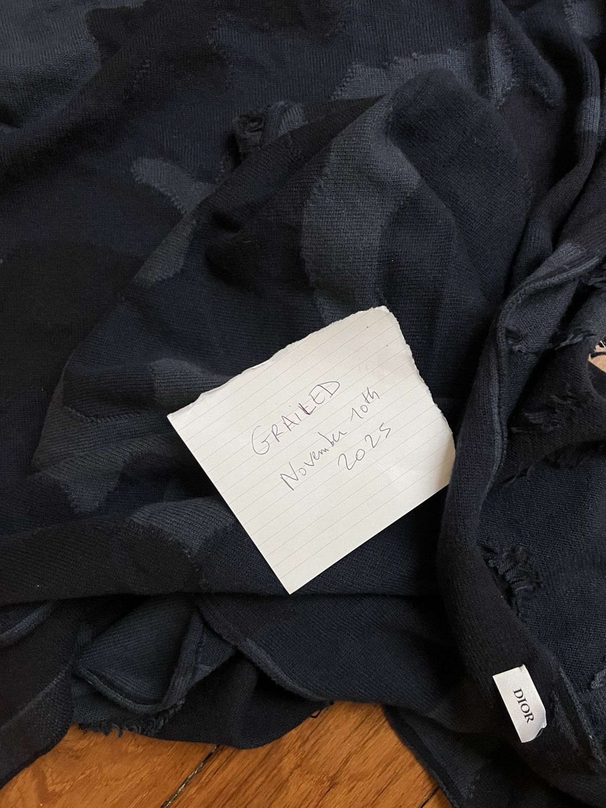 Dior Dior Wool Scarf 160x60cm Size ONE SIZE - 5 Thumbnail