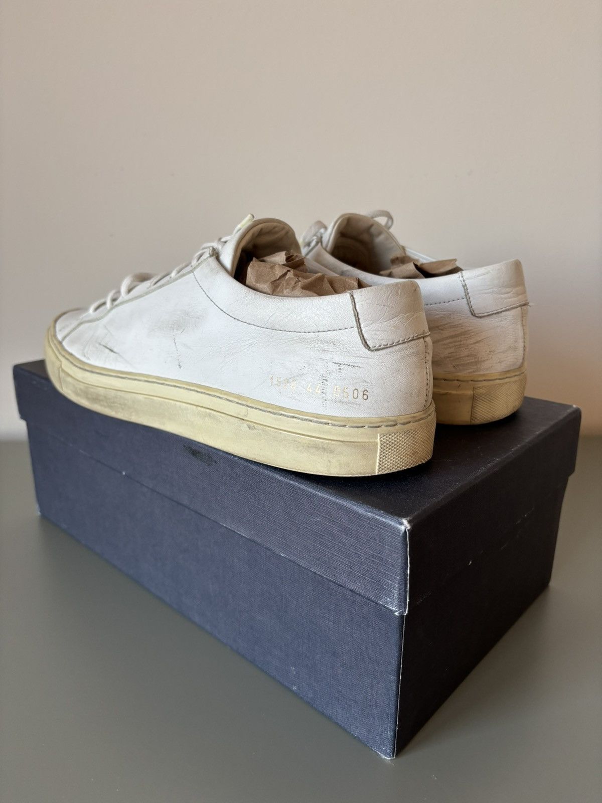Common Projects Common Projects Achilles in White Leather Size US 11 / EU 44 - 7 Thumbnail