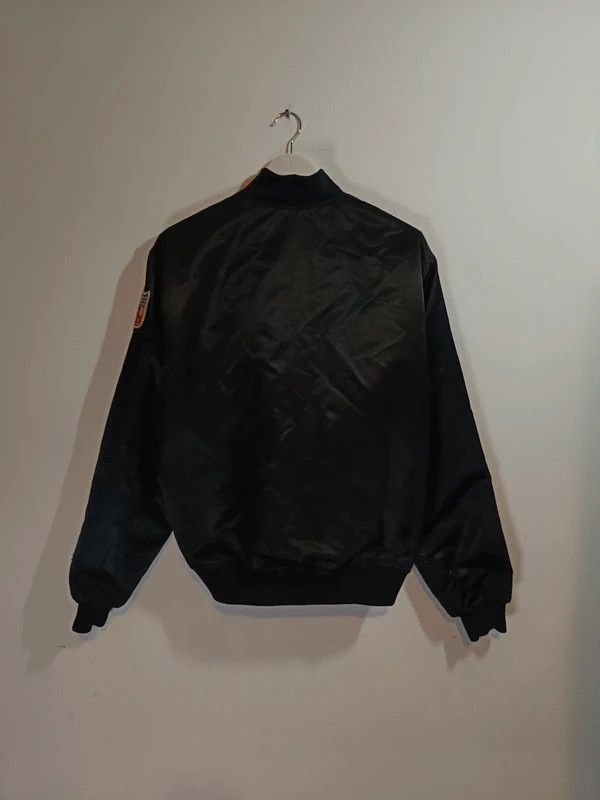 NFL Los Angeles Raiders Vintage 80s Starter Satin Bomber Jacket Size US L / EU 52-54 / 3 - 3 Thumbnail