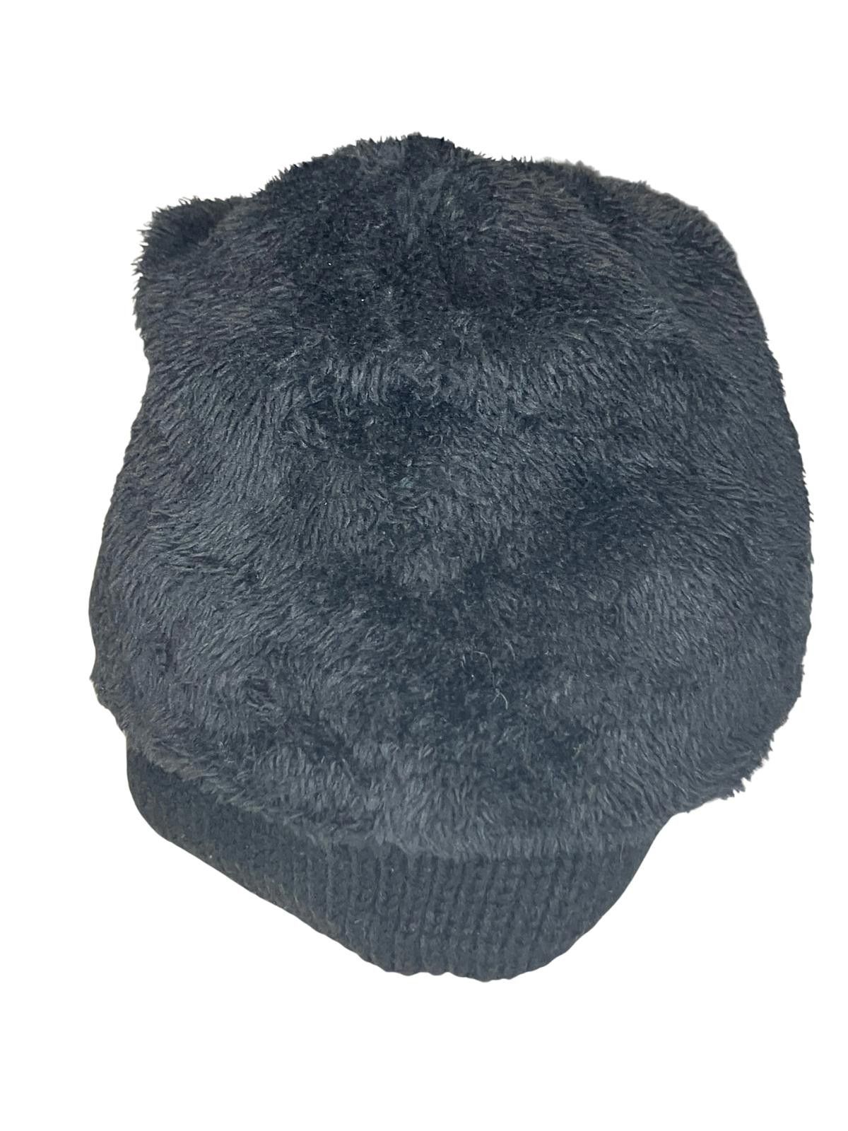 Other Alepo Black Knit Beanie Hat w Faux Fur Pom Pom Size ONE SIZE - 5 Thumbnail