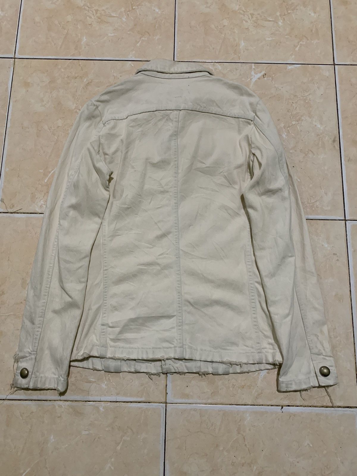 PPFM 2000s PPFM distressed punk japan thumb hole denim jacket Size US M / EU 48-50 / 2 - 7 Thumbnail