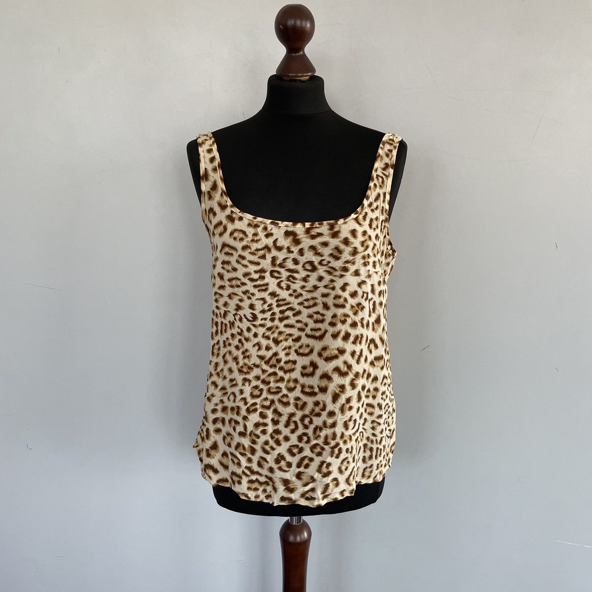Escada × Vintage Vintage 90’s Escada Margaret Ley tank top leopard Size S / US 4 / IT 40 - 7 Thumbnail