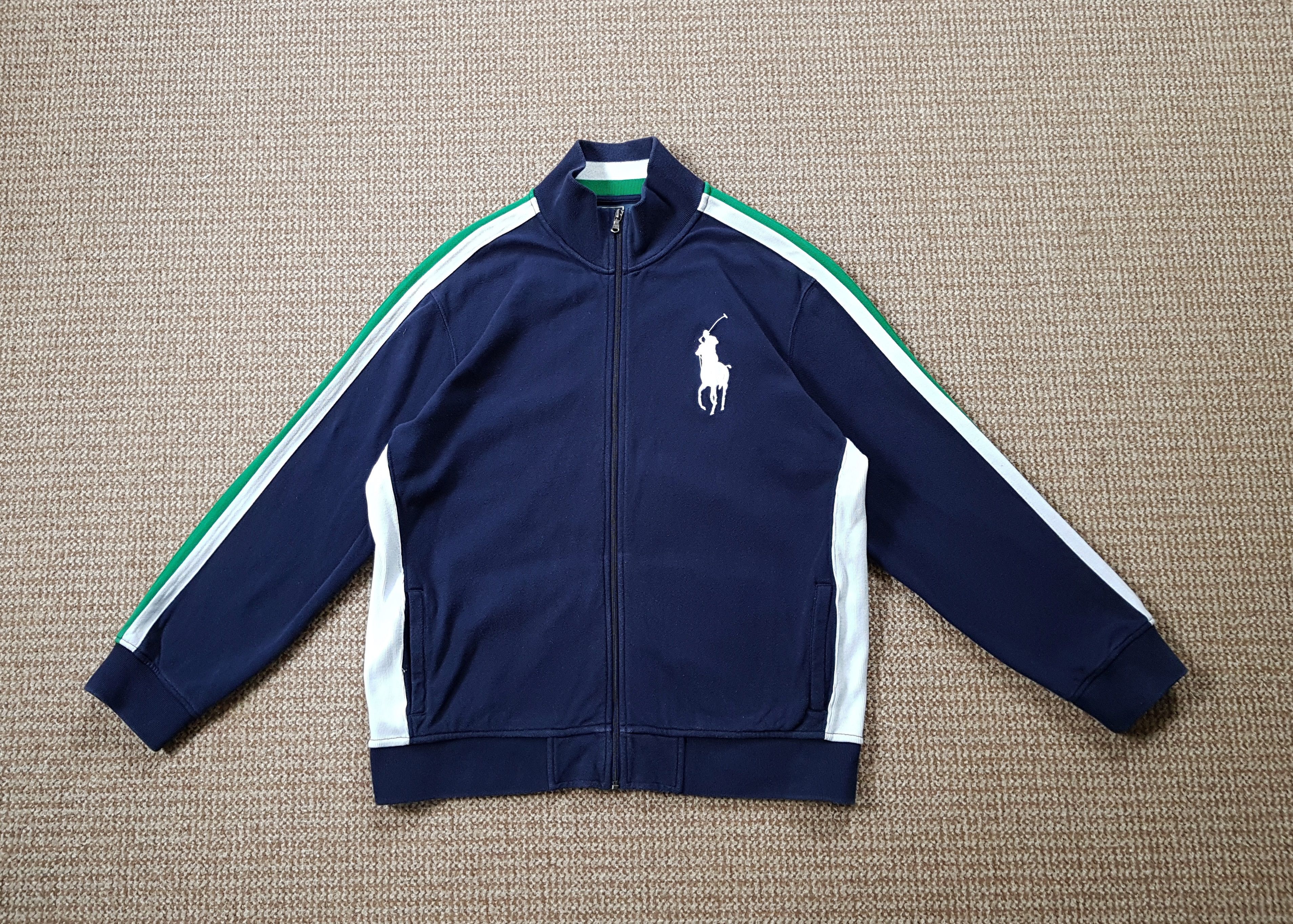 Polo Ralph Lauren Vintage Ralph Lauren Polo Big Pony Full Zip Sweatshirt Size US XL / EU 56 / 4 - 4 Thumbnail