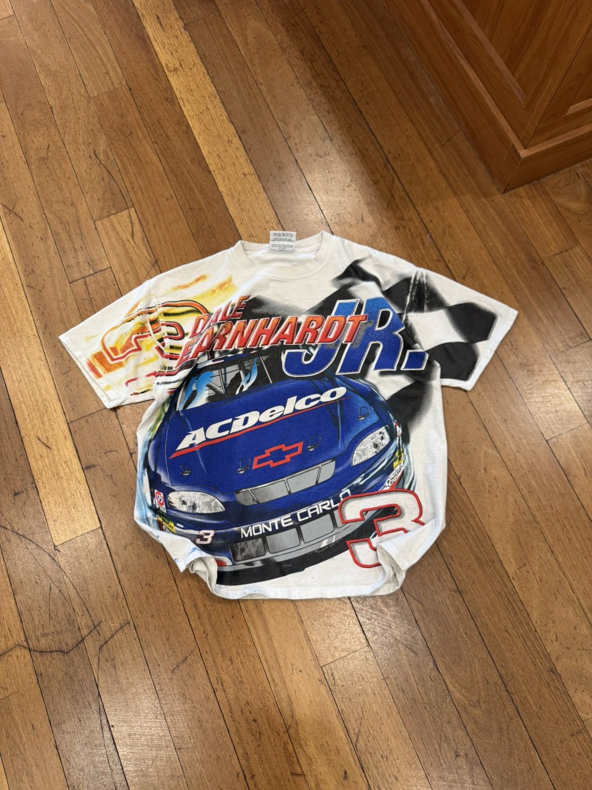 Vintage NASCAR Dale Jr. AOP Tee
