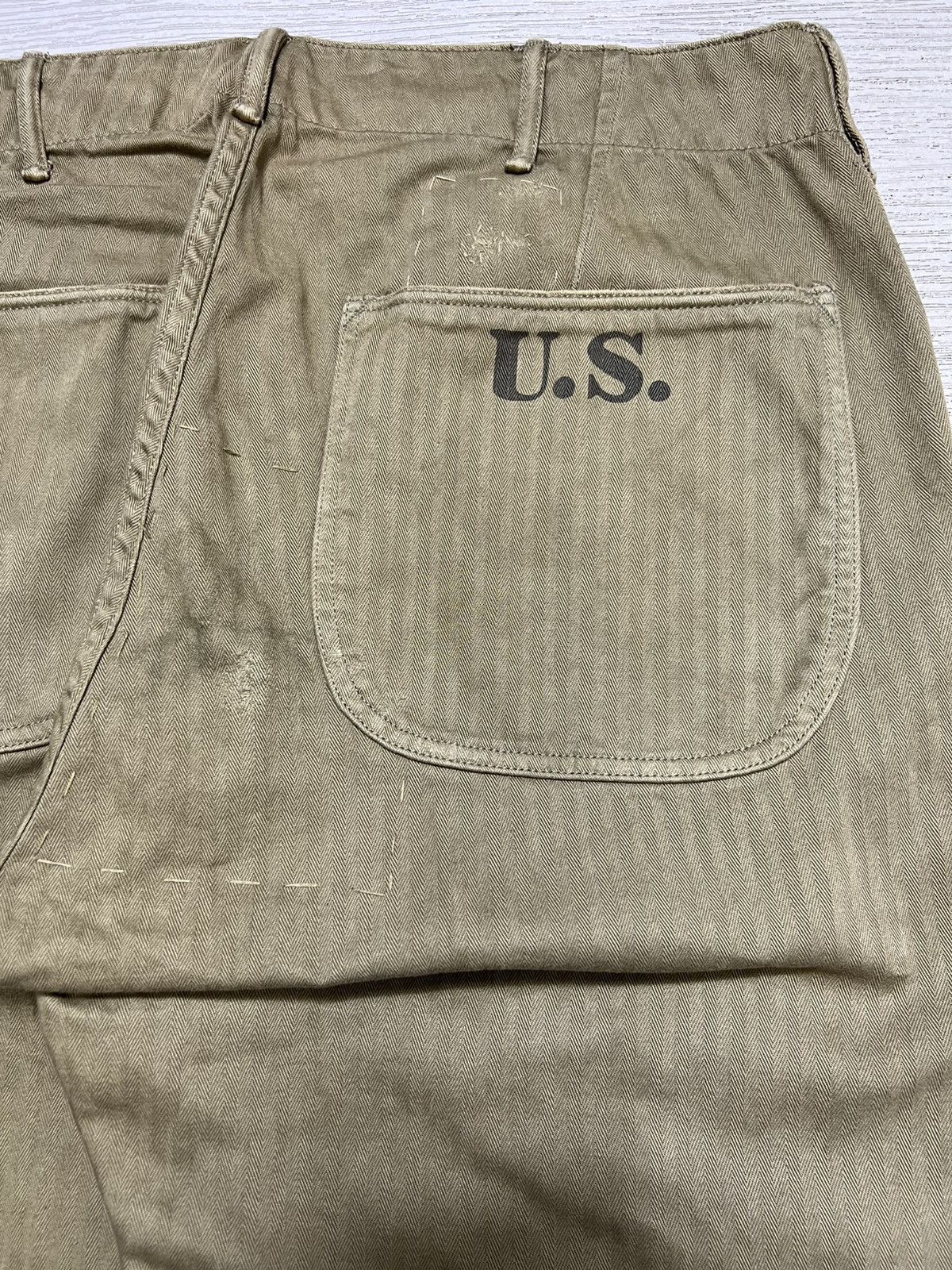RRL Ralph Lauren RRL Ralph Lauren - Double RL U.S Military Distressed Pants Size US 30 / EU 46 - 12 Thumbnail