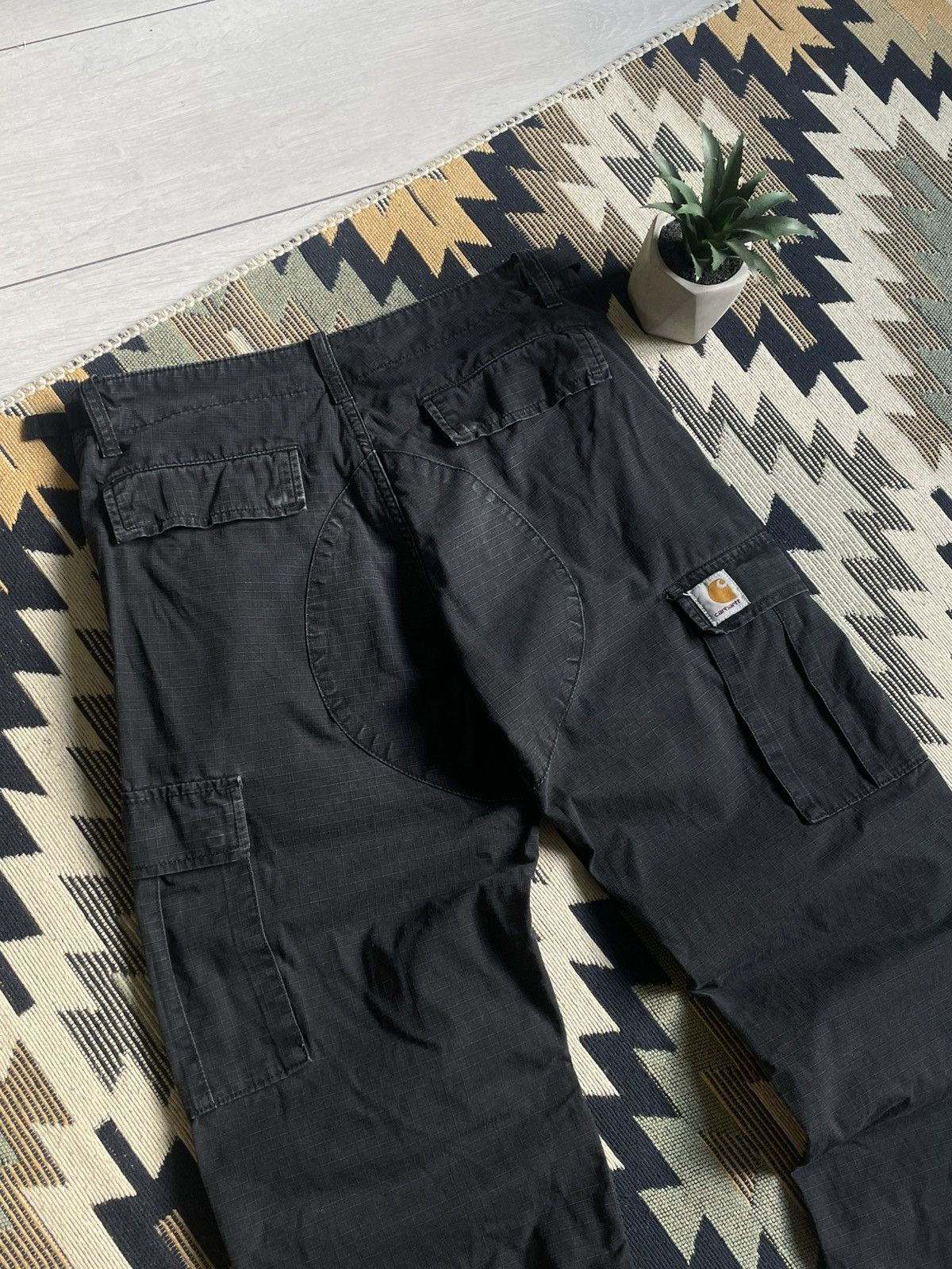 Carhartt × Vintage Vintage Carhartt Cargo Y2K Distressed Aviation Pants Size US 28 / EU 44 - 3 Thumbnail