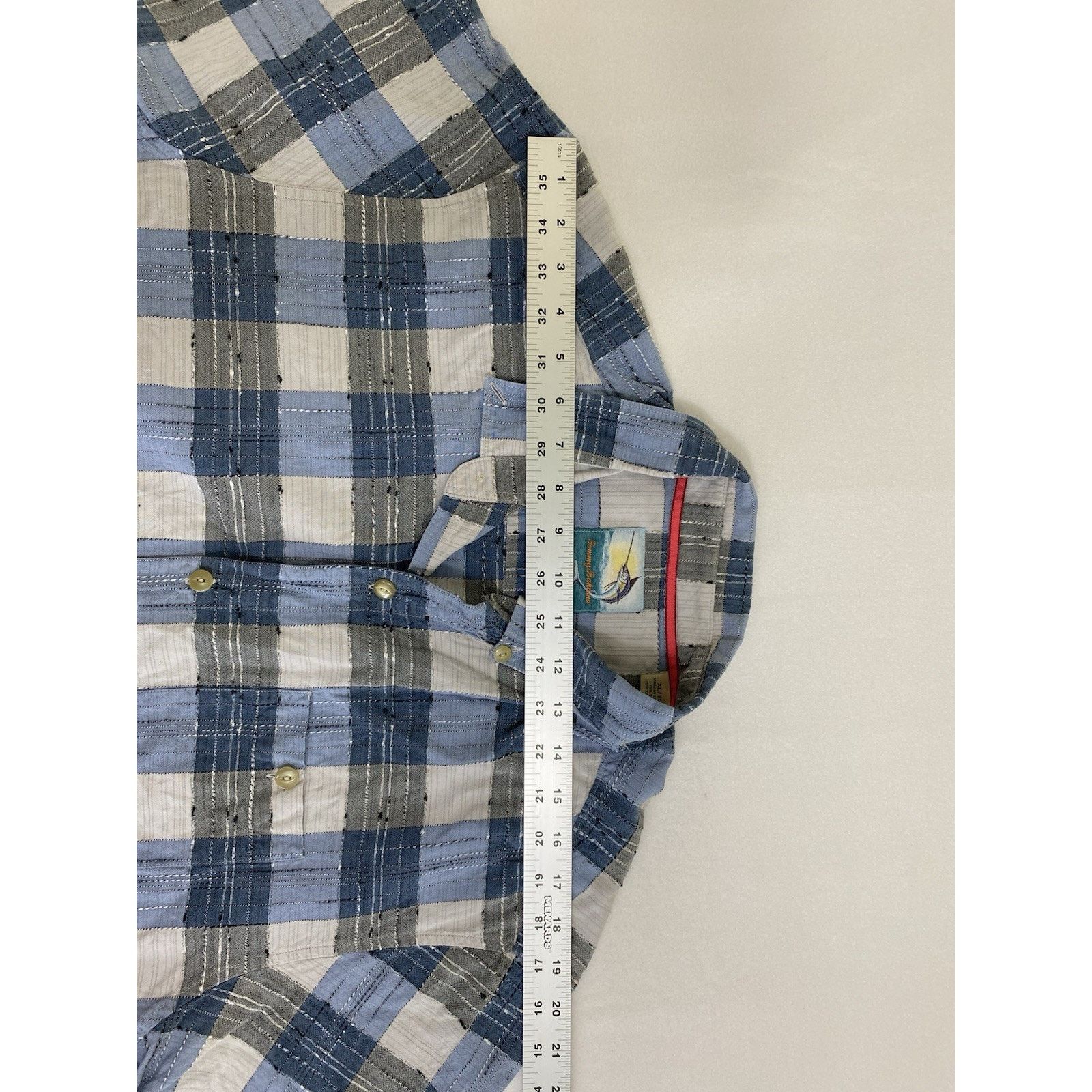 Tommy Bahama Tommy Bahama Short-sleeve Check Plaid Button Shirt Men's XL Size US XL / EU 56 / 4 - 4 Thumbnail