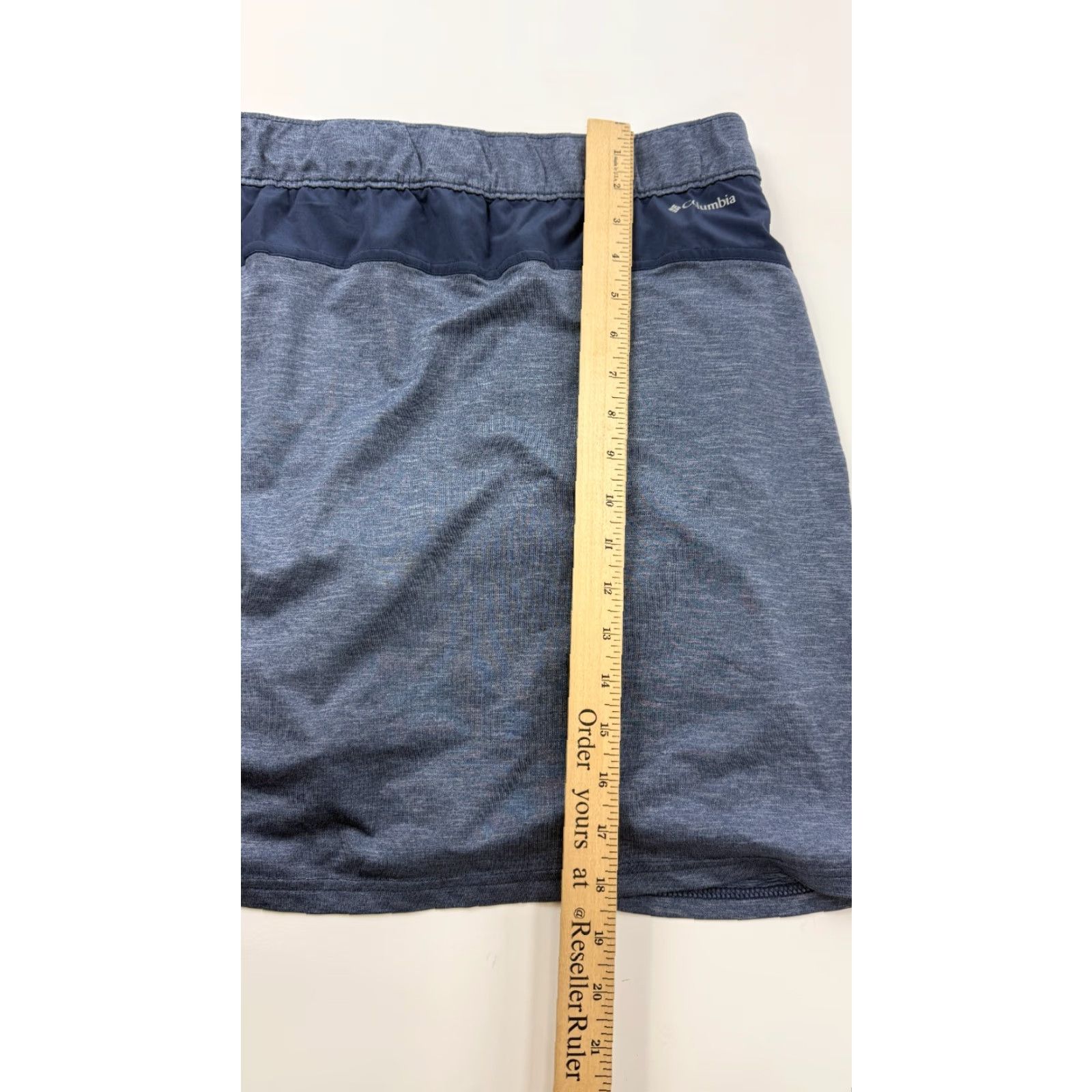 Vintage COLUMBIA Women's XL Blue Athletic Skort with Zip Pocket, Lined Activewear for Tennis and Running Size ONE SIZE - 5 Thumbnail