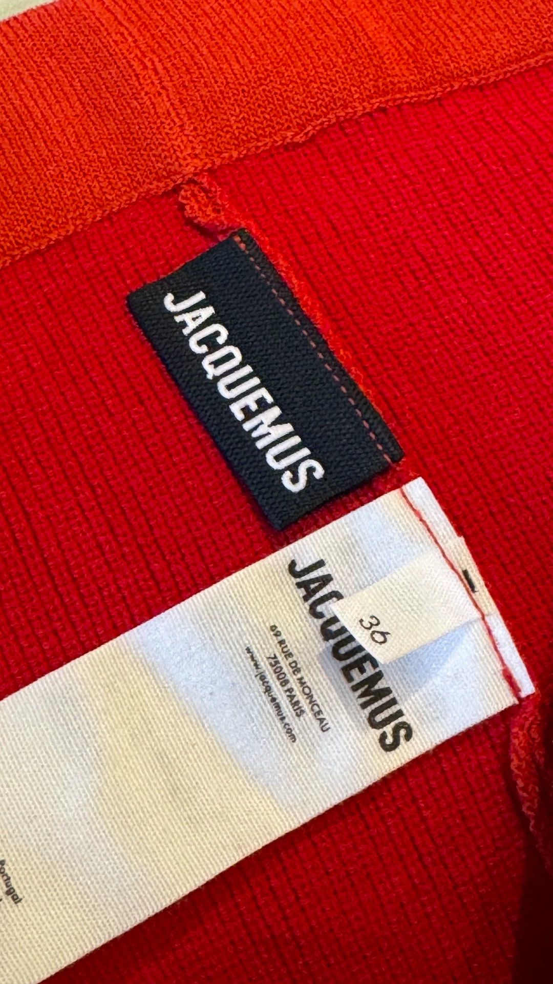 Jacquemus Jacquemus Red Knit Cycling Shorts S Size 25" / US 0 / IT 36 - 5 Thumbnail