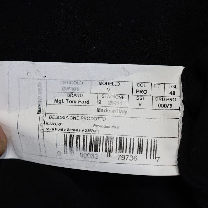 Tom Ford o1rshd1 Sweatshirt in Black Size US M / EU 48-50 / 2 - 6 Thumbnail