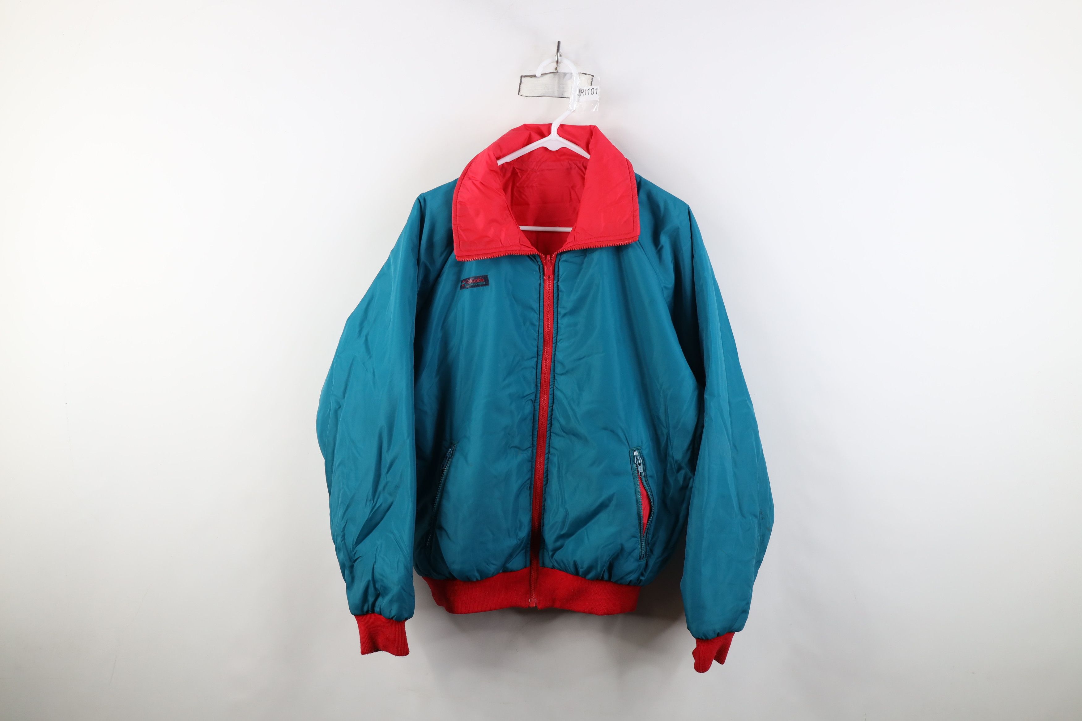 Columbia Vintage 90s Columbia Reversible Puffer Bomber Jacket Size US M / EU 48-50 / 2 - 1 Thumbnail