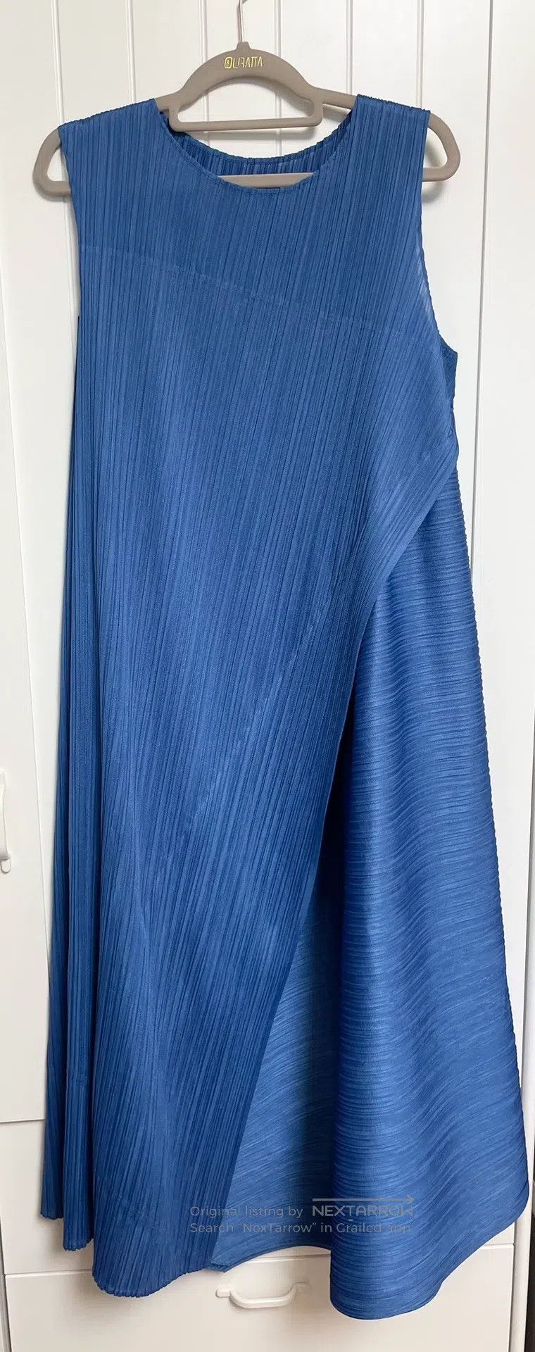 Issey Miyake Issey Miyake Diamond Cut Dress Blue Size L / US 10 / IT 46 - 1 Thumbnail