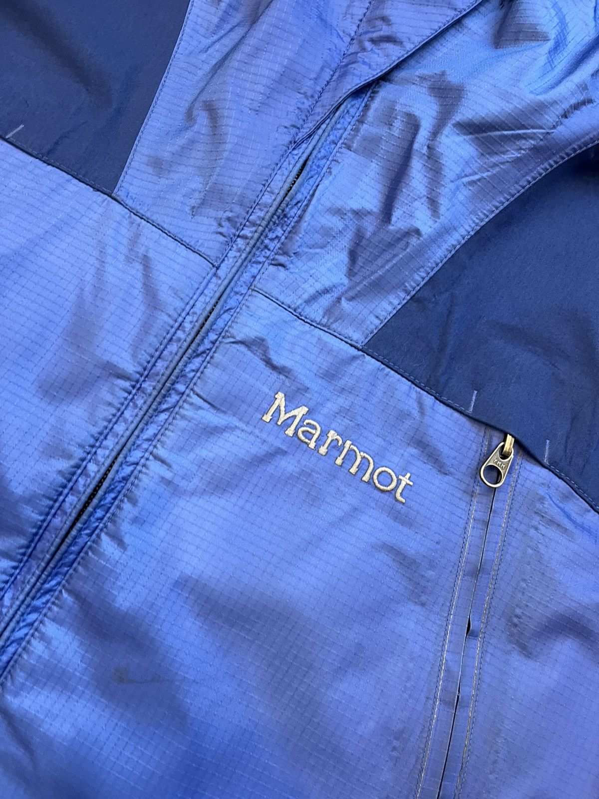 Marmot × Vintage Vintage Marmot GoreTex Jacket windbreaker Waterproof blue Size M / US 6-8 / IT 42-44 - 9 Thumbnail