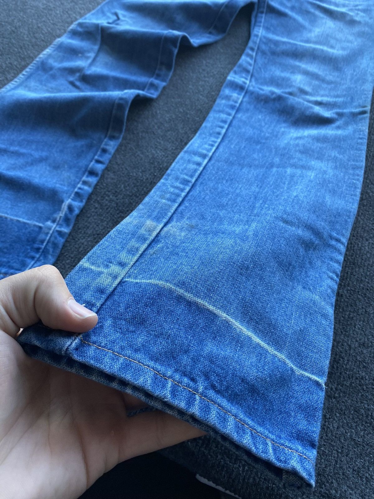 Wrangler 🔥Cowboy Western Vntg Wrangler Eclair Zip Jeans 31 rare Size US 31 - 20 Thumbnail