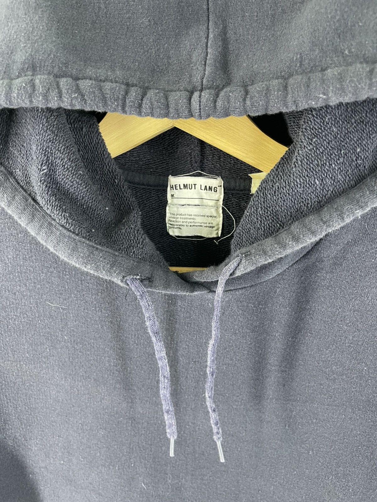 Helmut Lang Vintage Helmut Lang Black Hoodie Size XS / US 0-2 / IT 36-38 - 7 Thumbnail
