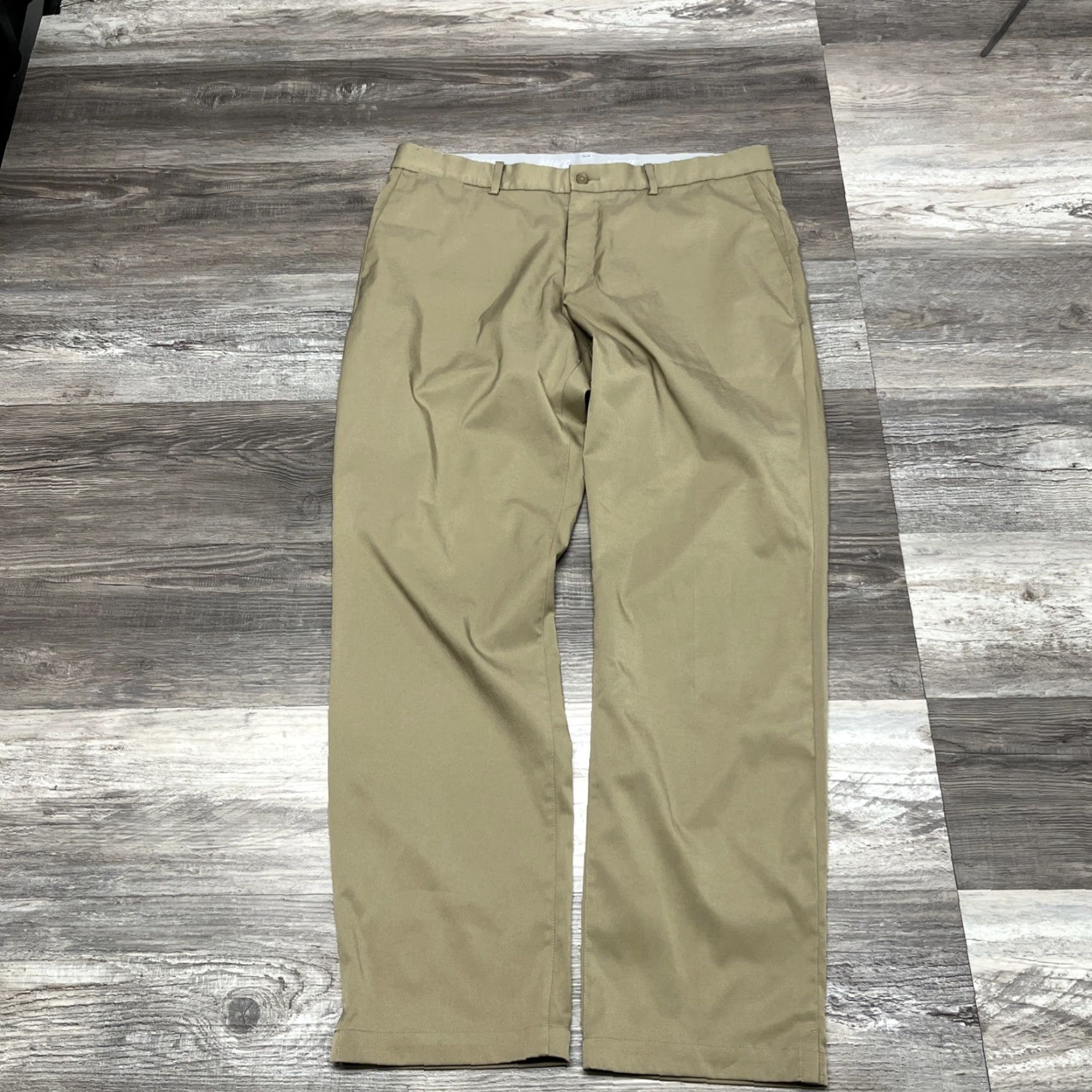 Nike Nike Golf Pants Mens 36 x 32 Pleated Chino Performance Stretch Slacks Black Brown Blue Navy Size US 36 / EU 52 - 5 Thumbnail