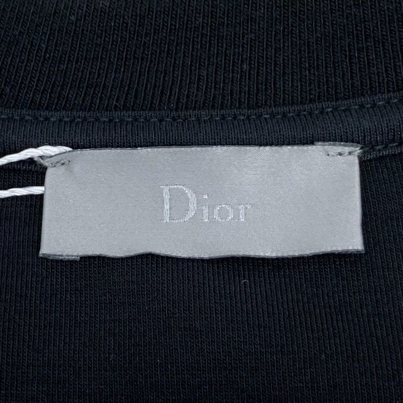Dior Dior Dark green logo letter flame embroidery round-neck sh Size US L / EU 52-54 / 3 - 5 Thumbnail