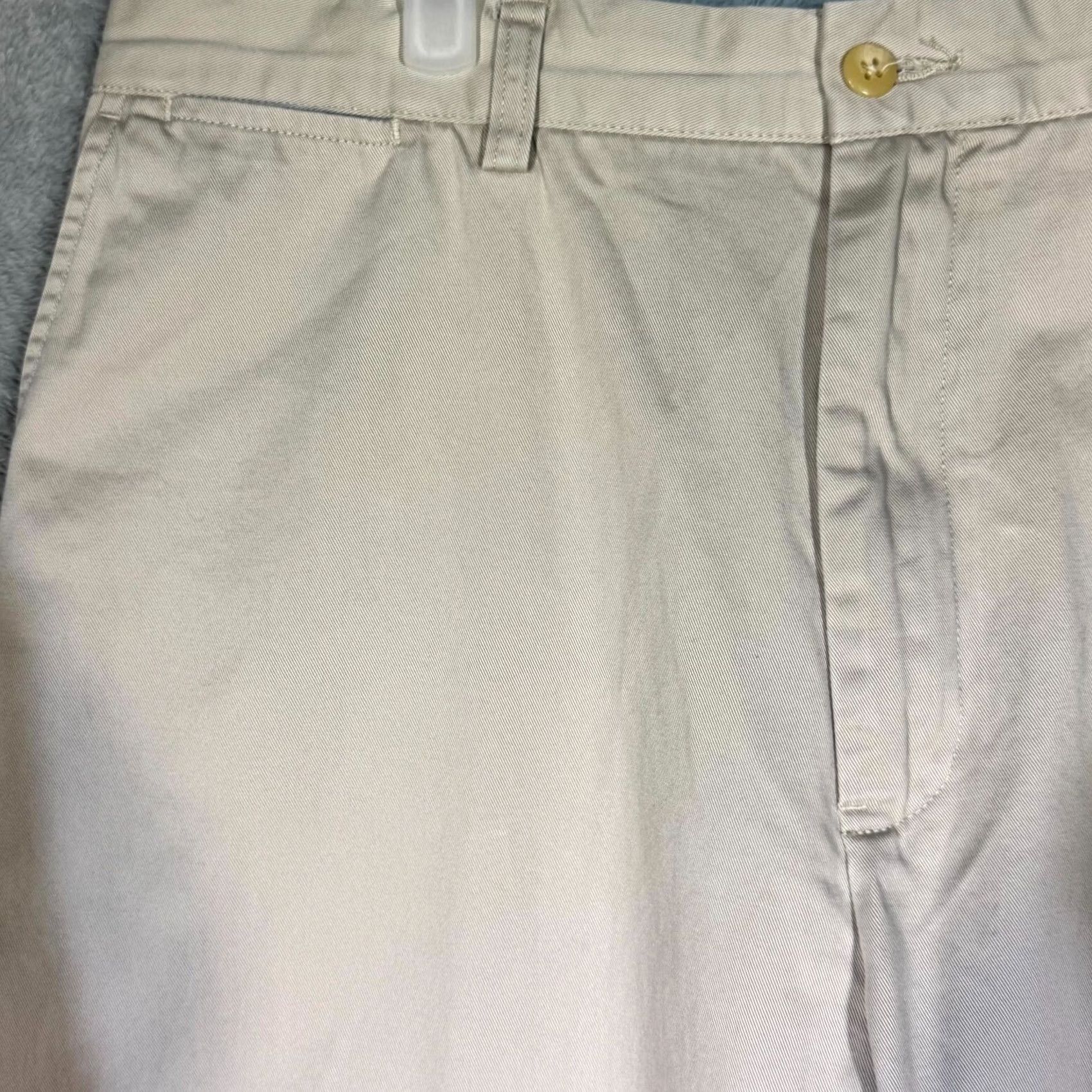 Polo Ralph Lauren Polo Ralph Lauren Prospect Pants 36x29 Beige Cotton Flat Front Mid-Rise Men’s Size US M / EU 48-50 / 2 - 3 Thumbnail
