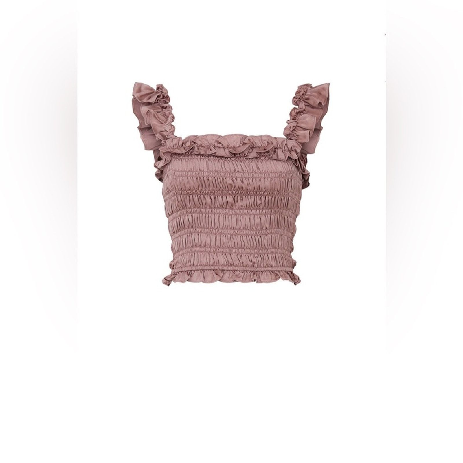 ELLIATT ELLIATT Size XS Cyrene Top Light Mauve Smocking Size XS / US 0-2 / IT 36-38 - 5 Thumbnail