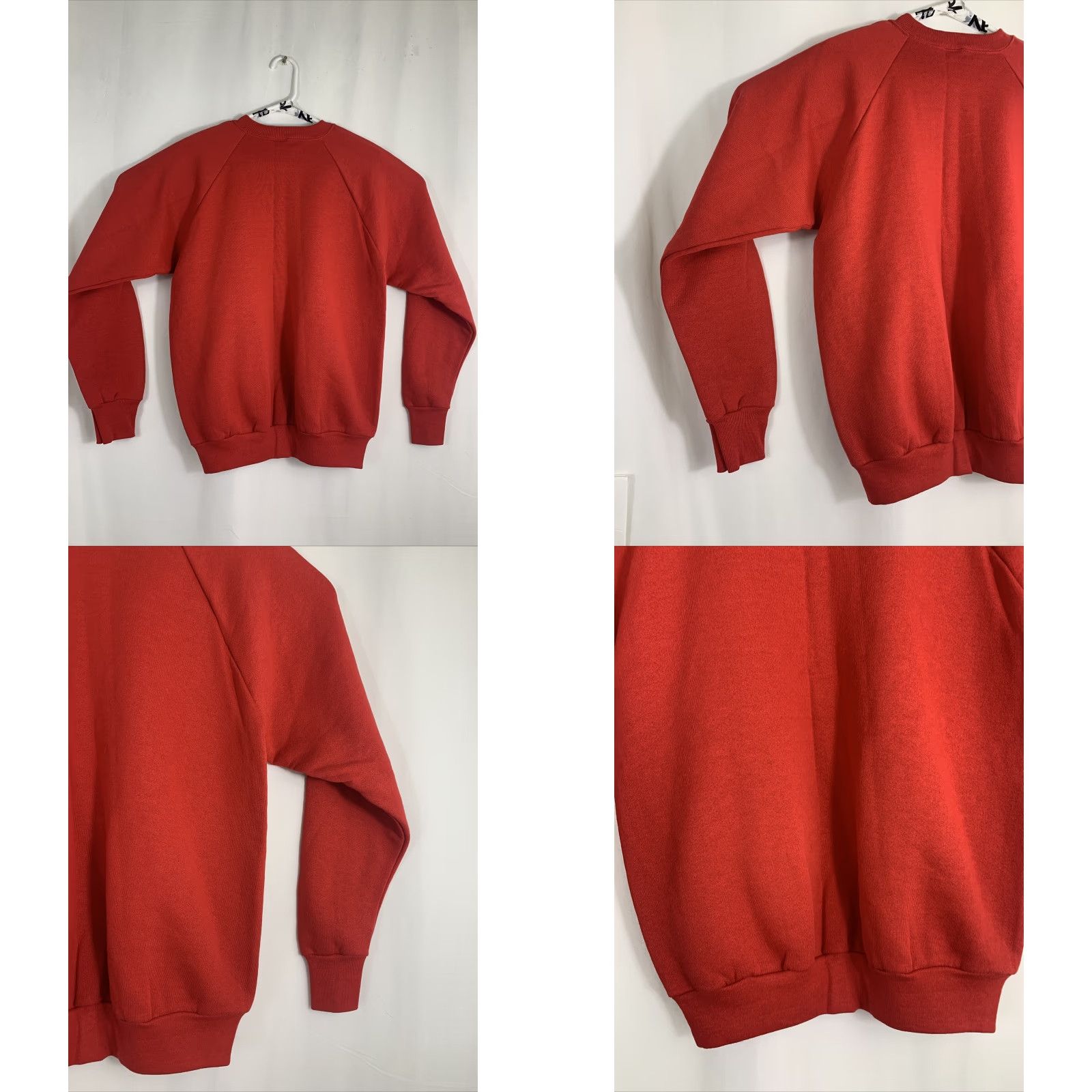 Jerzees VINTAGE Jerzees Unisex L Red Serenity Seasons Greetings Crew Neck Sweater Size US L / EU 52-54 / 3 - 8 Thumbnail