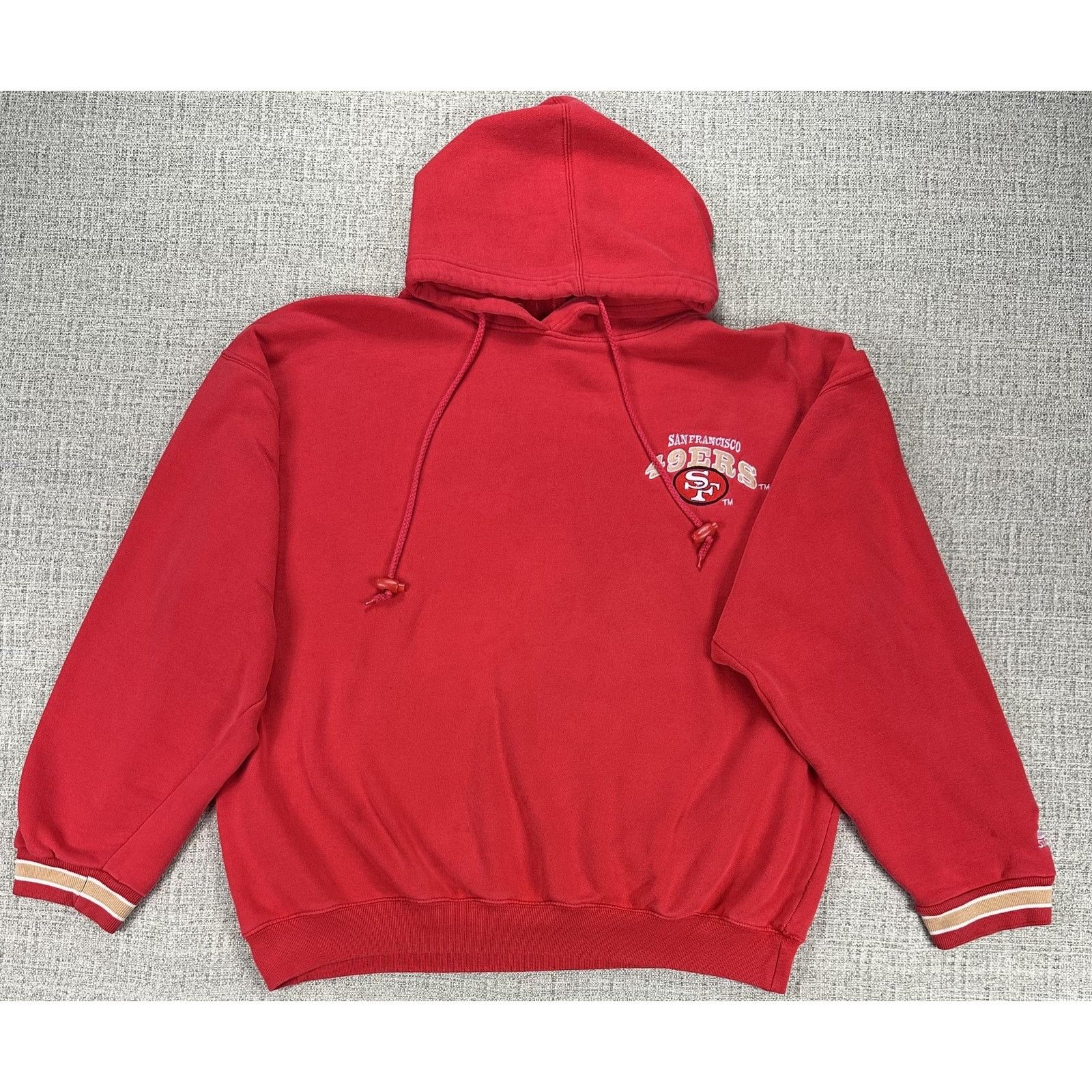 Starter Vintage San Francisco 49ers Hoodie Pro Line Mens XL Starter Size US XL / EU 56 / 4 - 1 Thumbnail