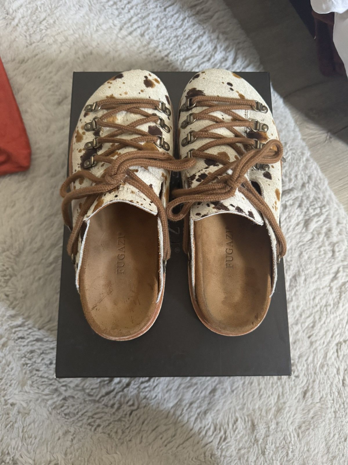 Fugazi Fugazi Tibet Pony Hair Leather Hiking Mules Size US 10 / EU 43 - 6 Thumbnail