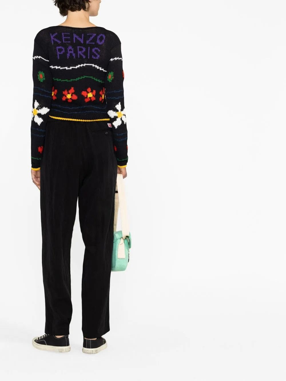 Kenzo o1y1025 Crewneck Sweater in Multicolor Size S / US 4 / IT 40 - 3 Thumbnail